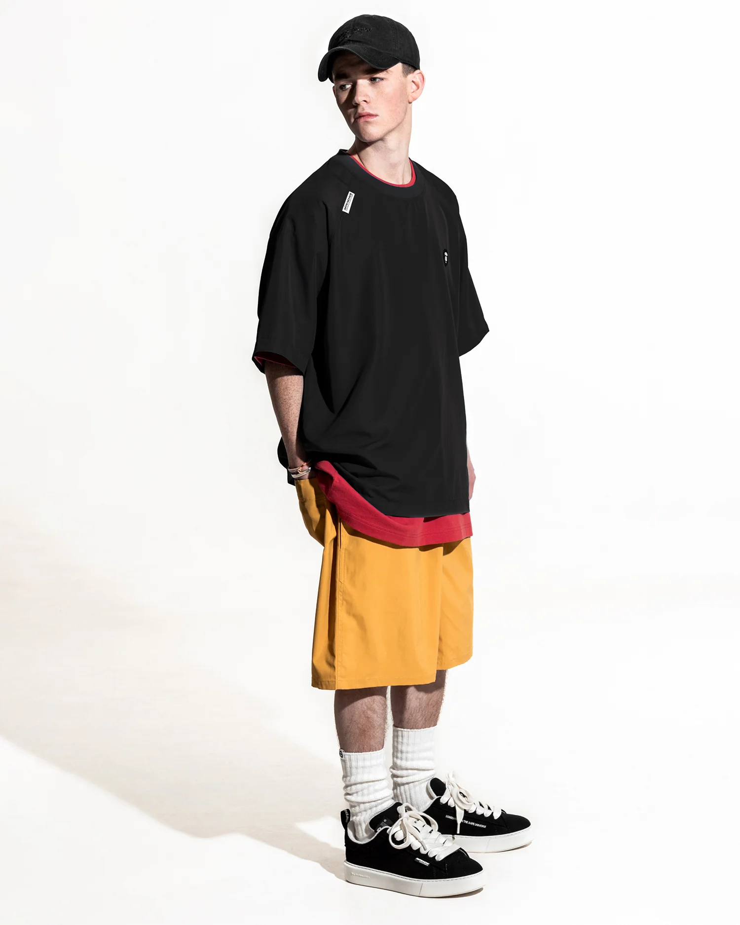 AAPENOW moonface logo shorts - Image 19