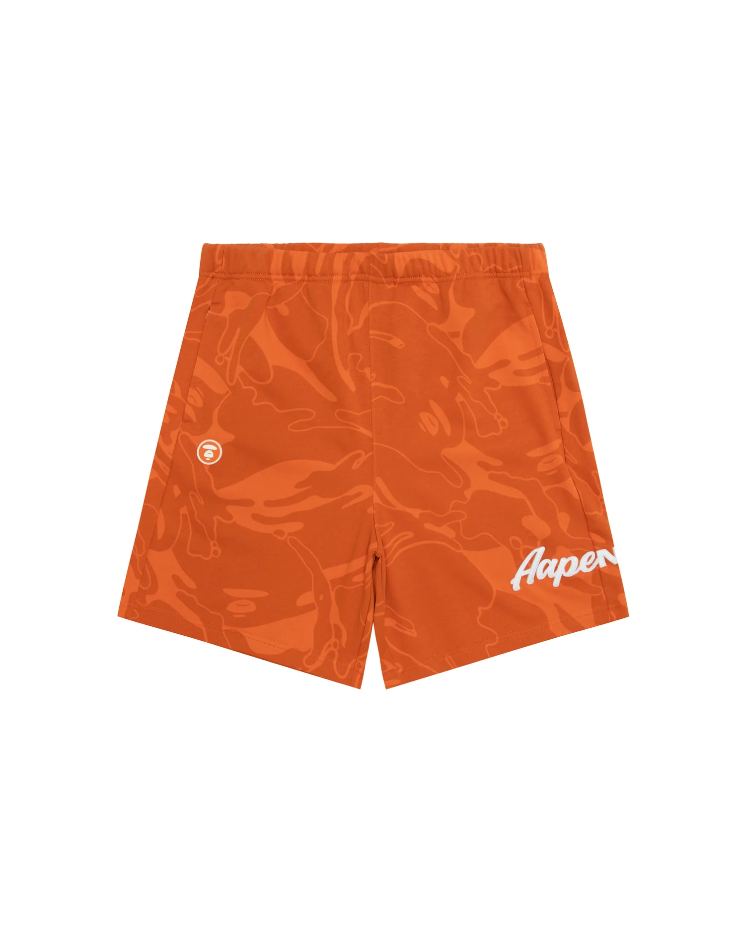 AAPENOW moonface logo camo sweat shorts - Image 11