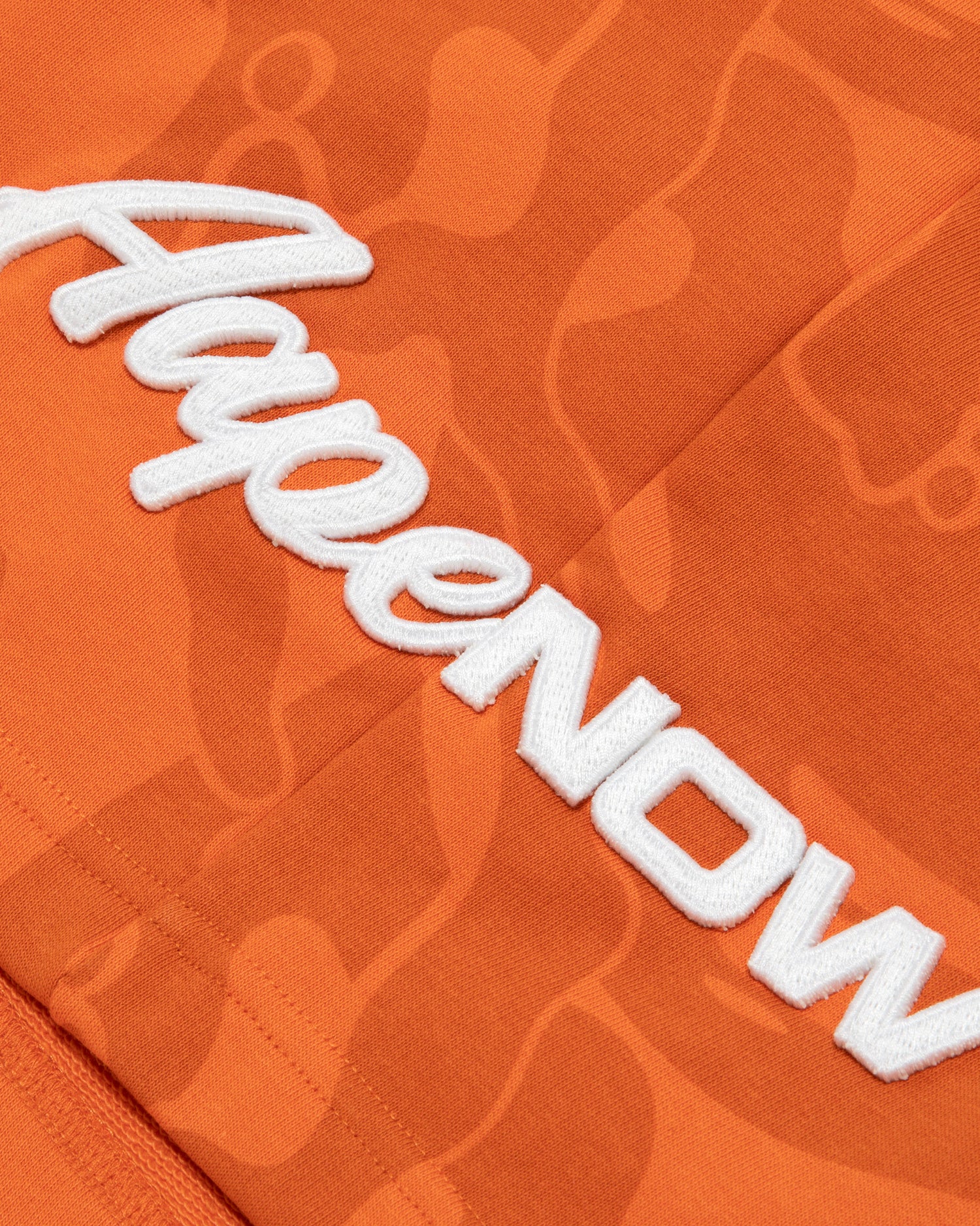 AAPENOW moonface logo camo sweat shorts - Image 13