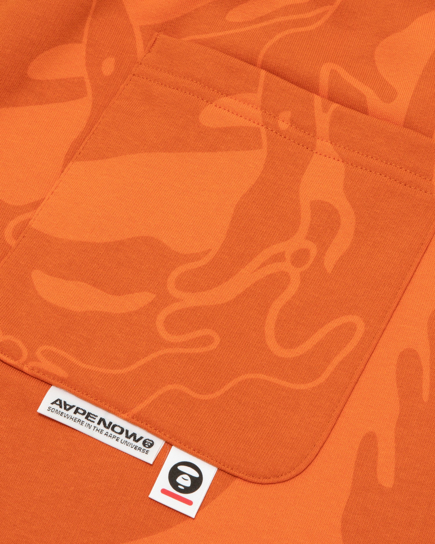 AAPENOW moonface logo camo sweat shorts - Image 14