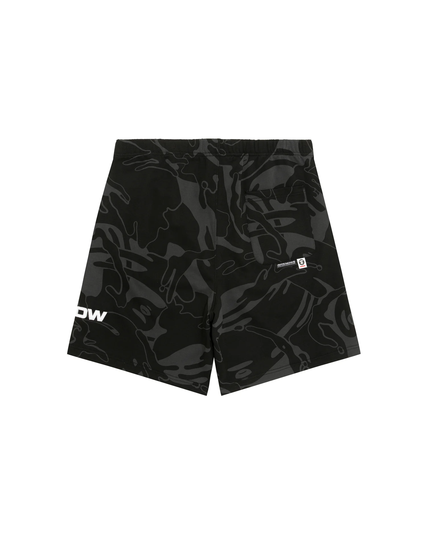 AAPENOW moonface logo camo sweat shorts - Image 2