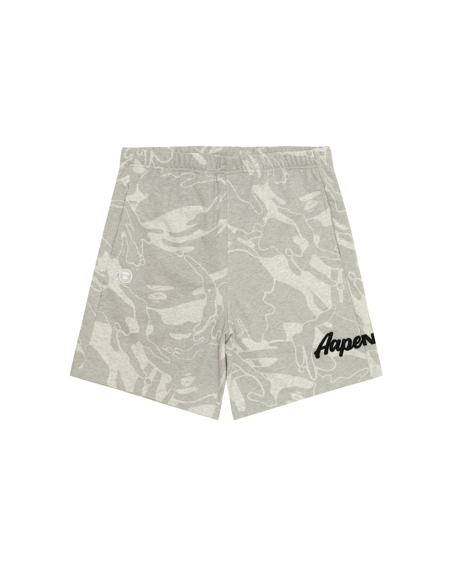 AAPENOW moonface logo camo sweat shorts - Image 6