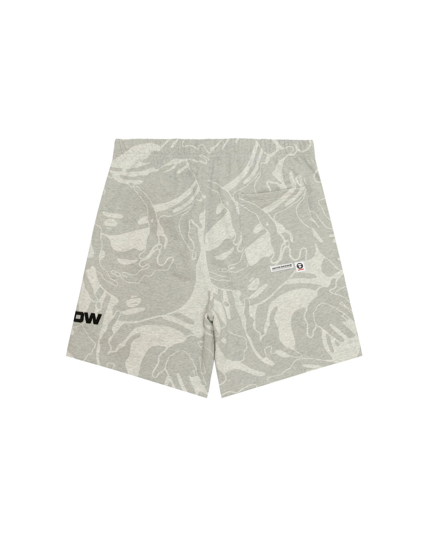 AAPENOW moonface logo camo sweat shorts - Image 7