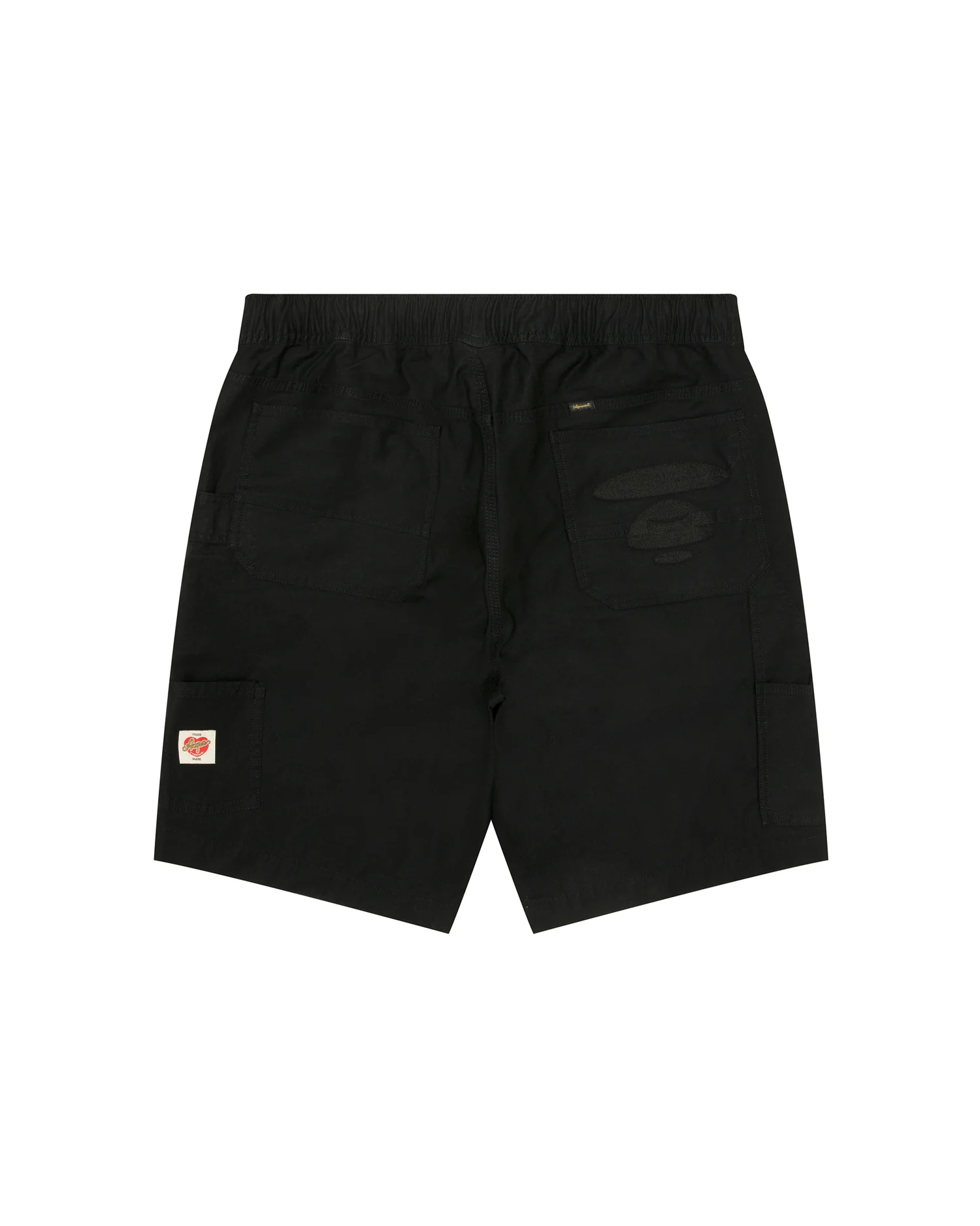 AAPEUNVS moonface logo patch shorts - Image 2