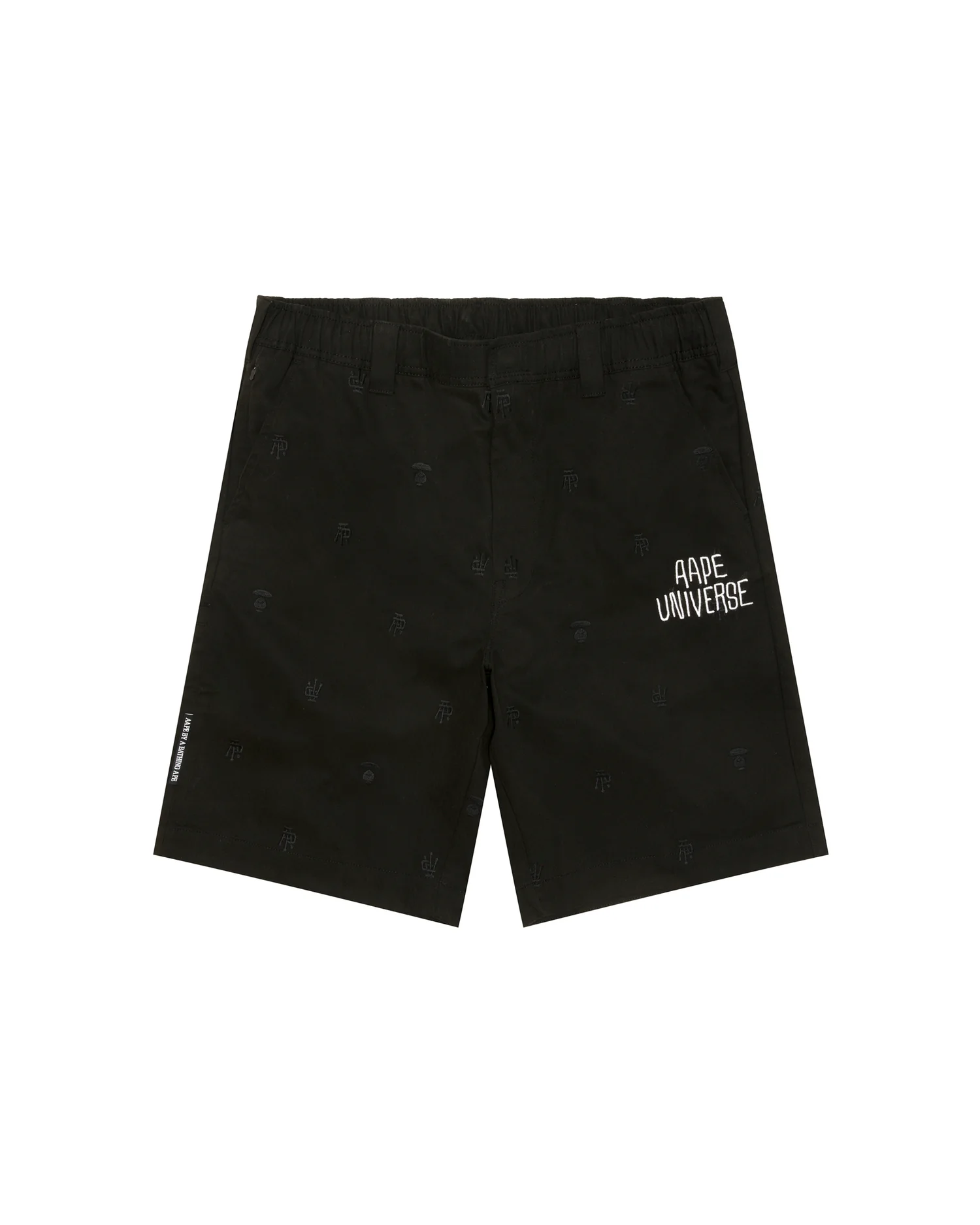 AAPEUNVS moonface logo shorts