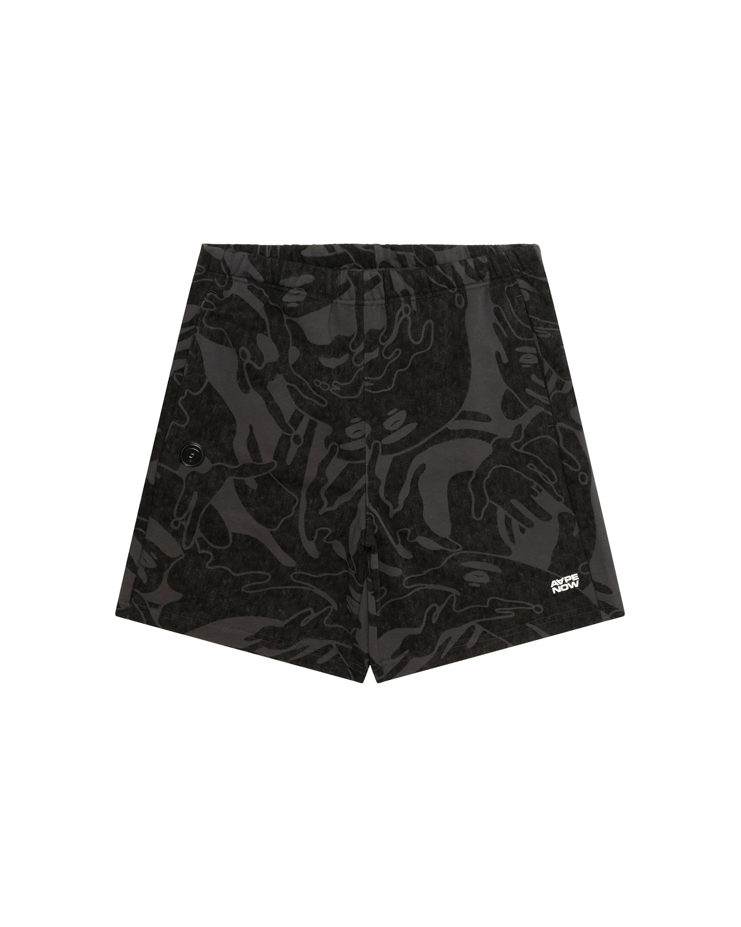 AAPENOW camo sweat shorts