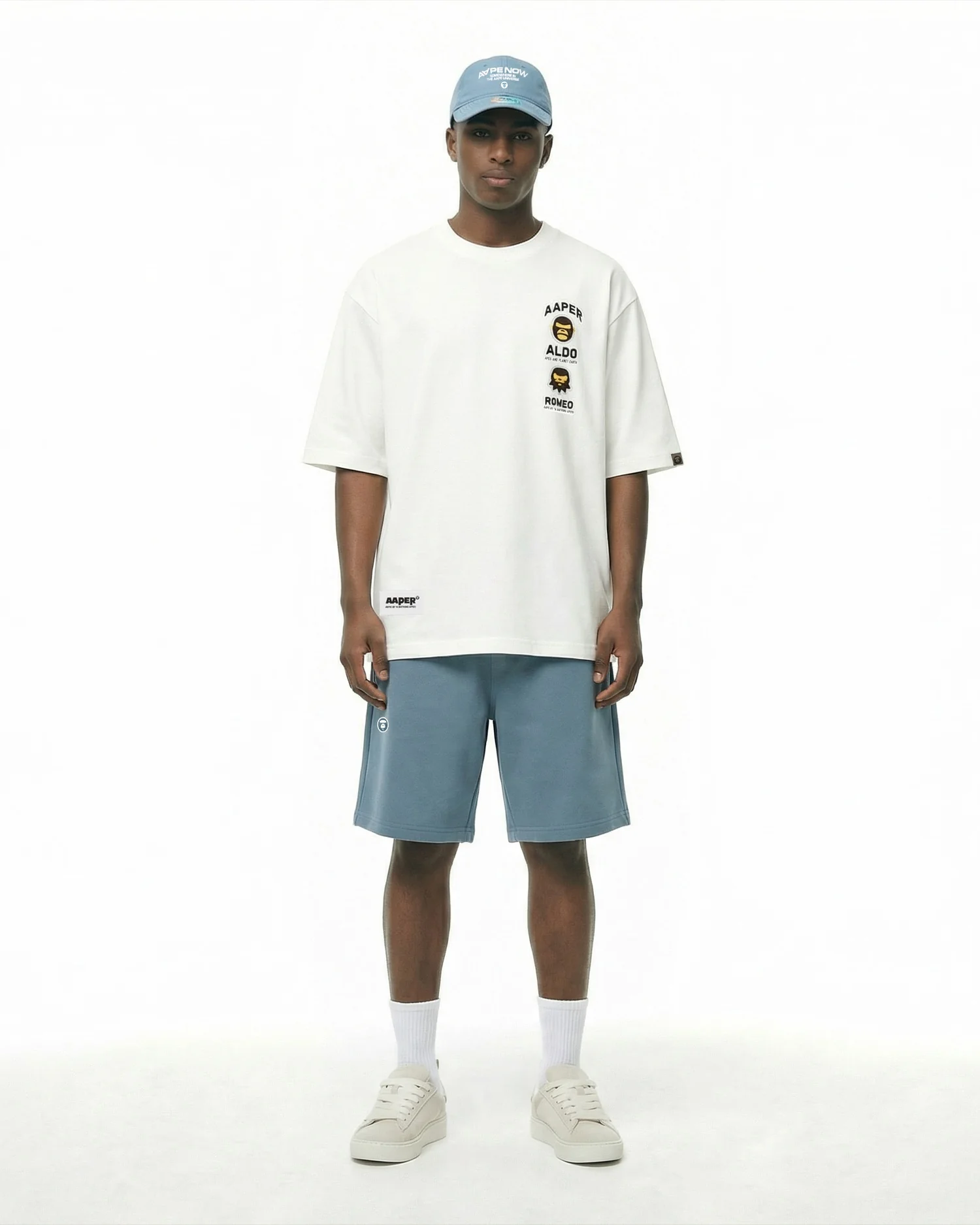 AAPENOW moonface sweat shorts - Image 8