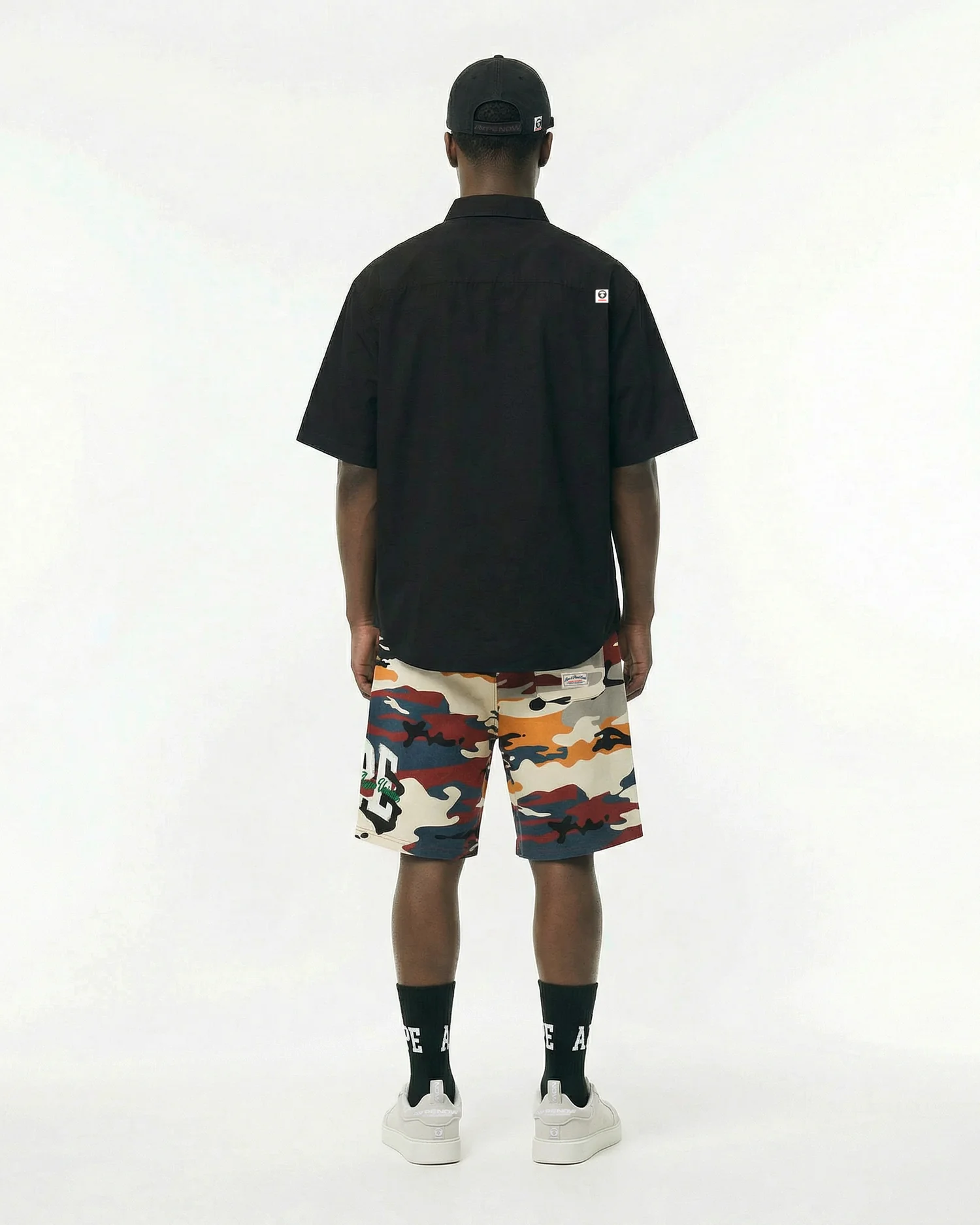 AAPENOW camo sweat shorts - Image 3