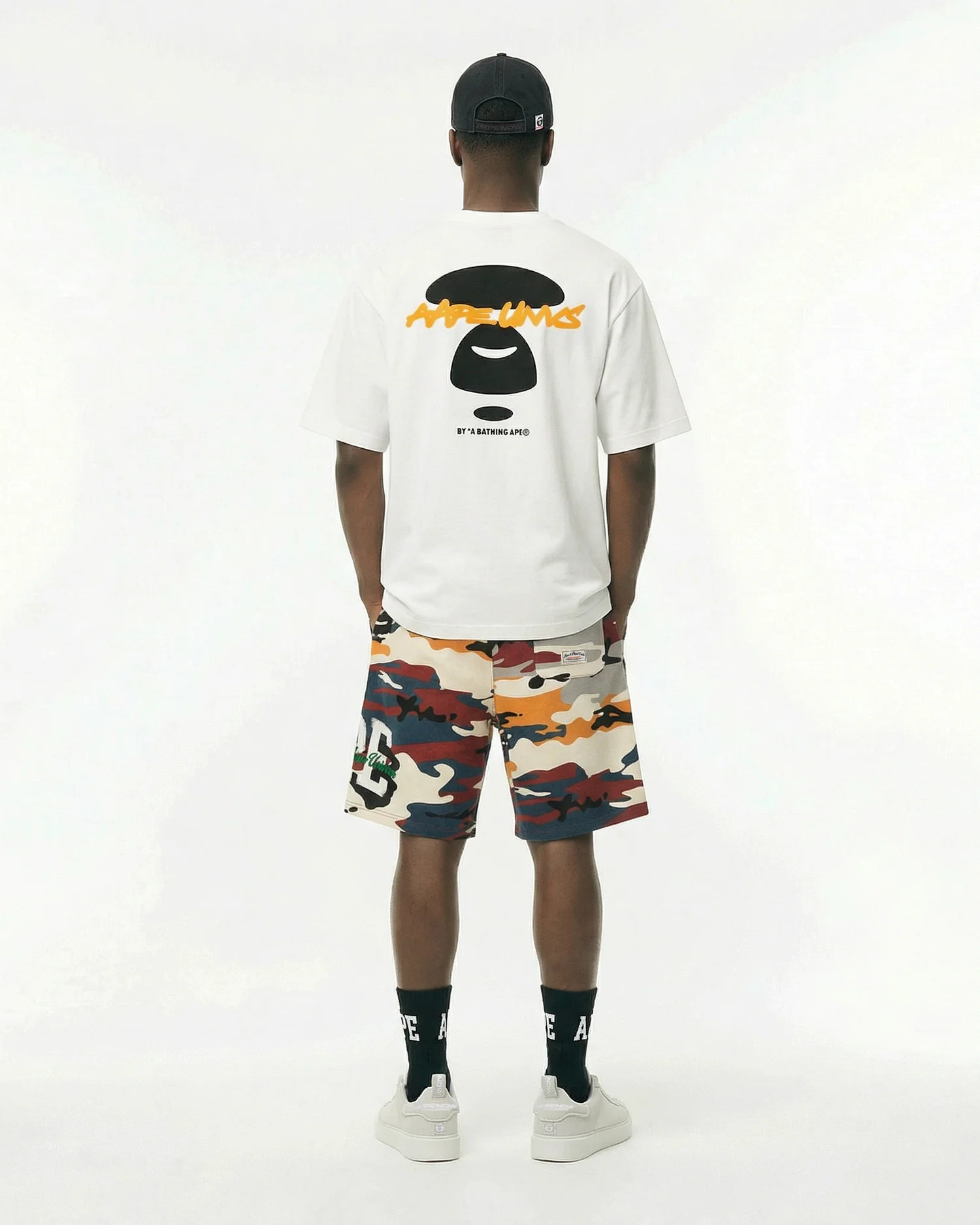 AAPENOW camo sweat shorts - Image 5