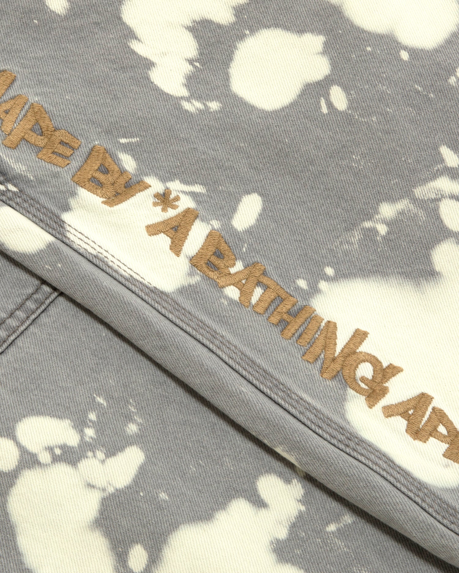 AAPEUNVS splatter printed denim shorts - Image 6