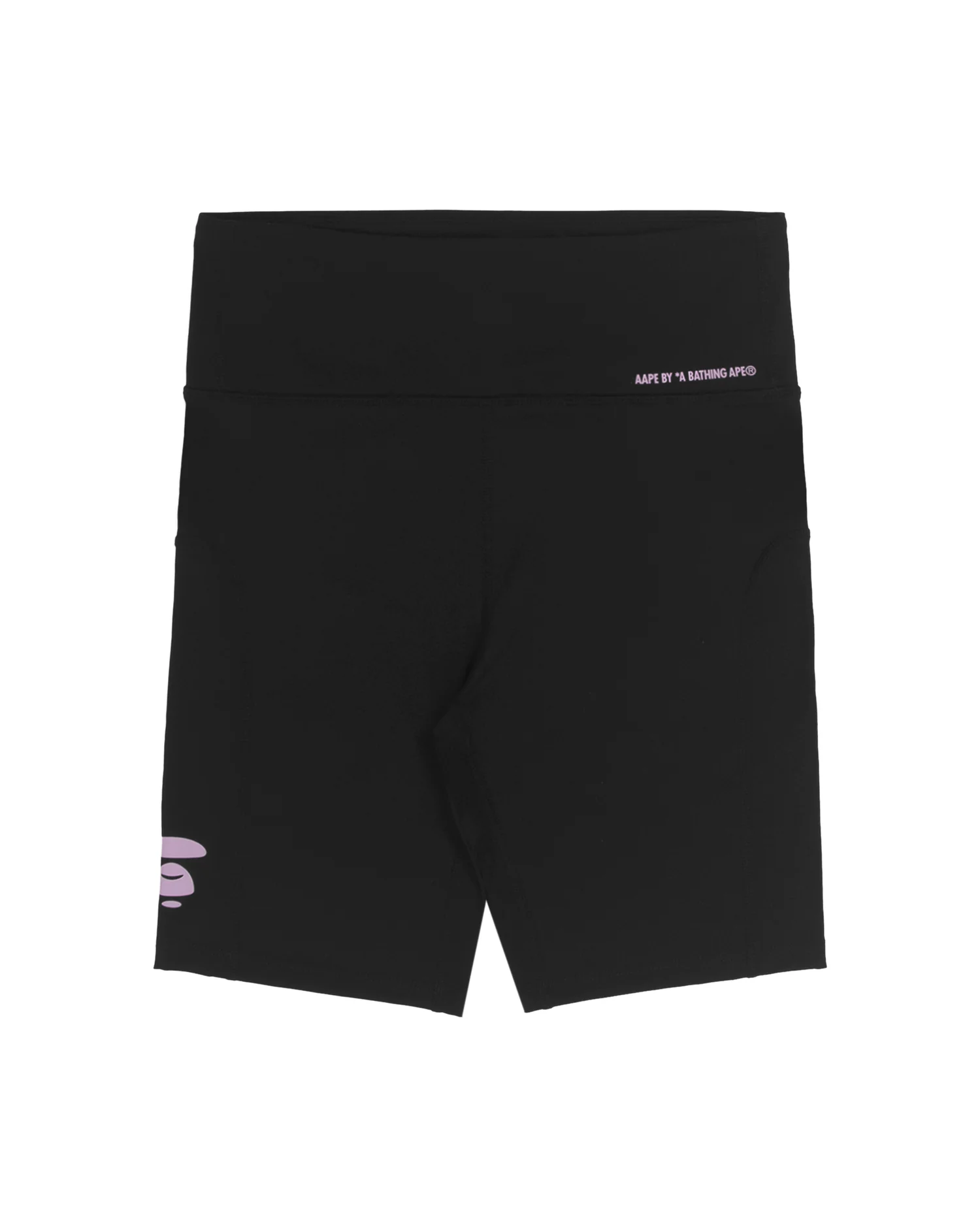 Moonface printed biker shorts