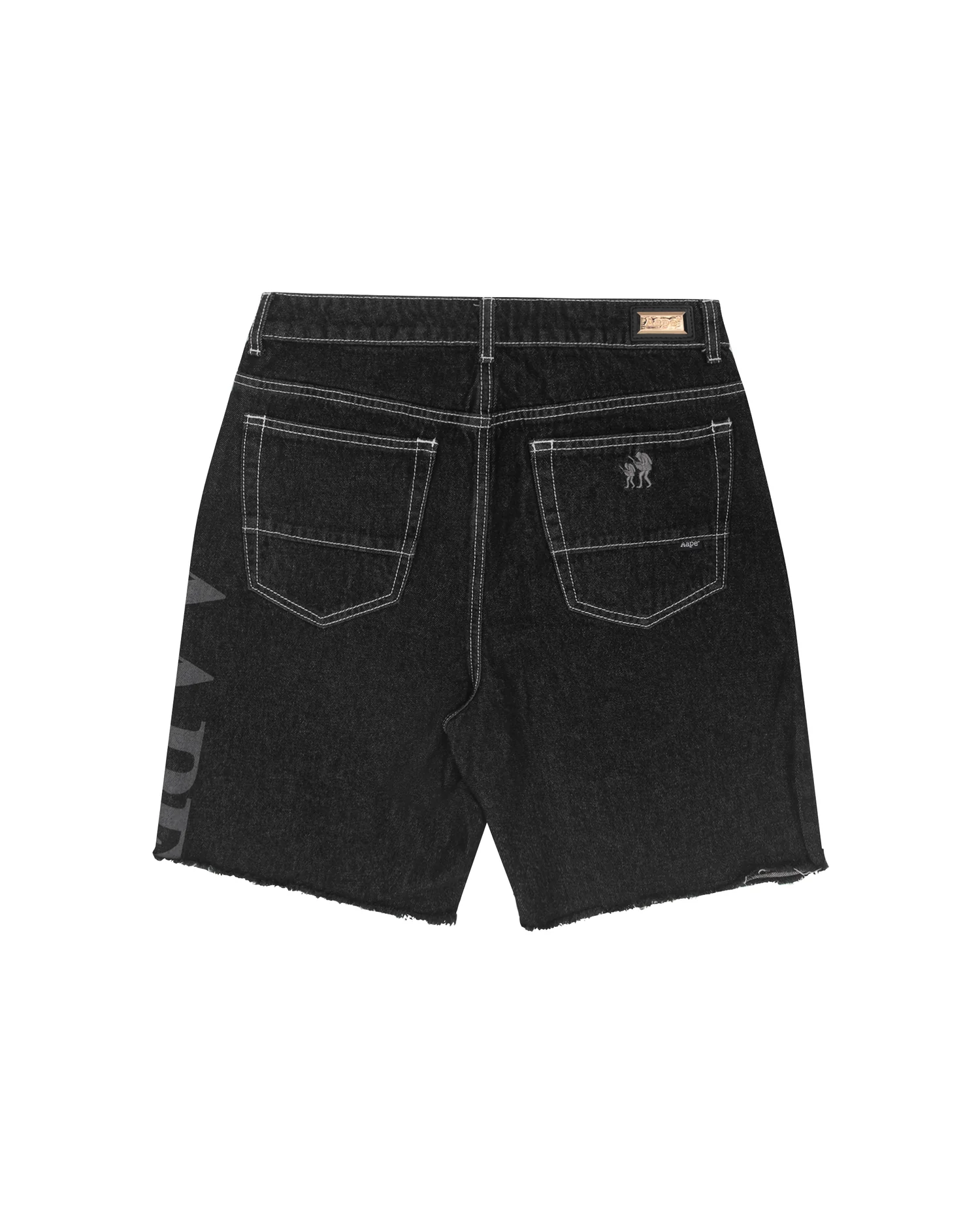 Moonface denim shorts - Image 2