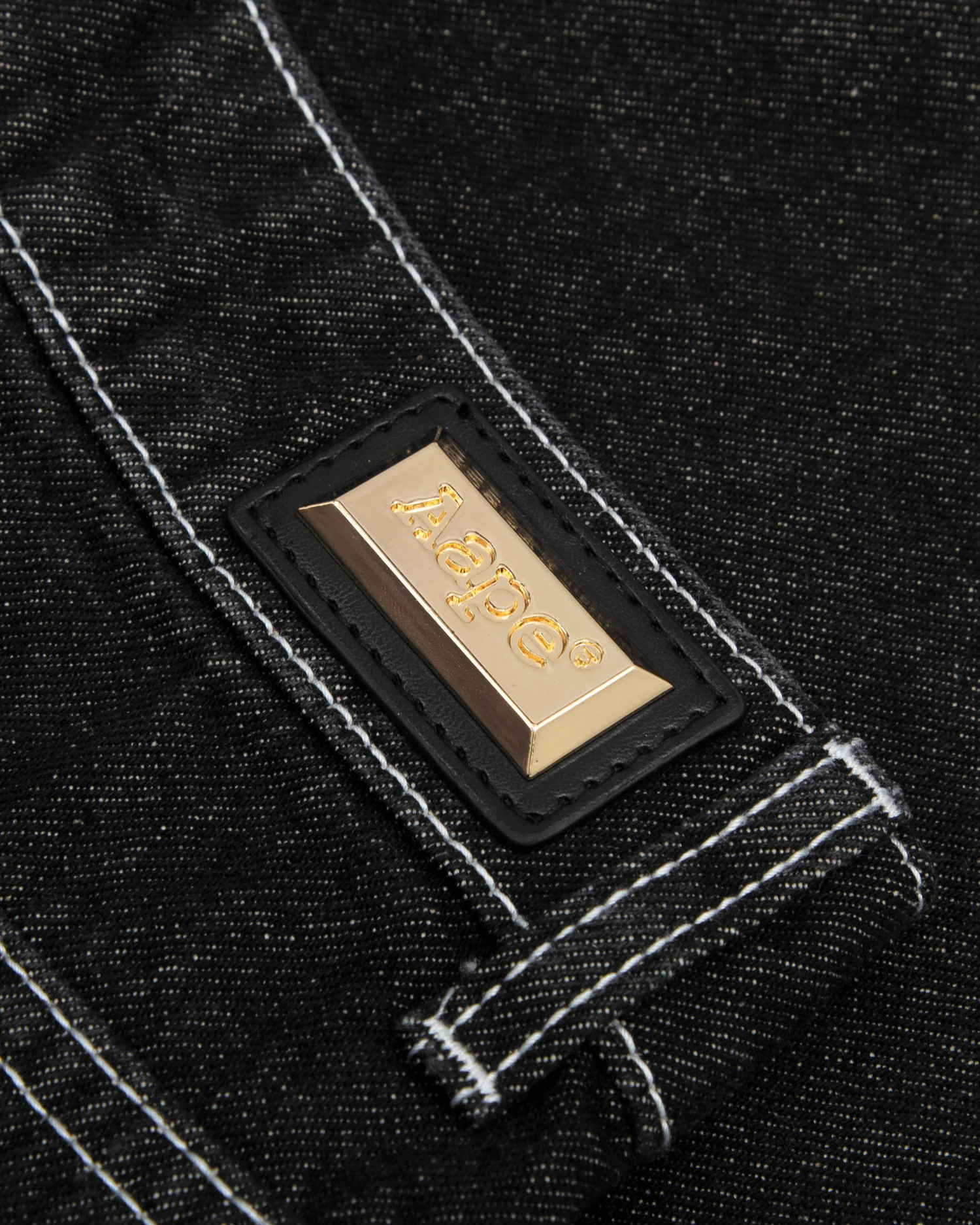 Moonface denim shorts - Image 5