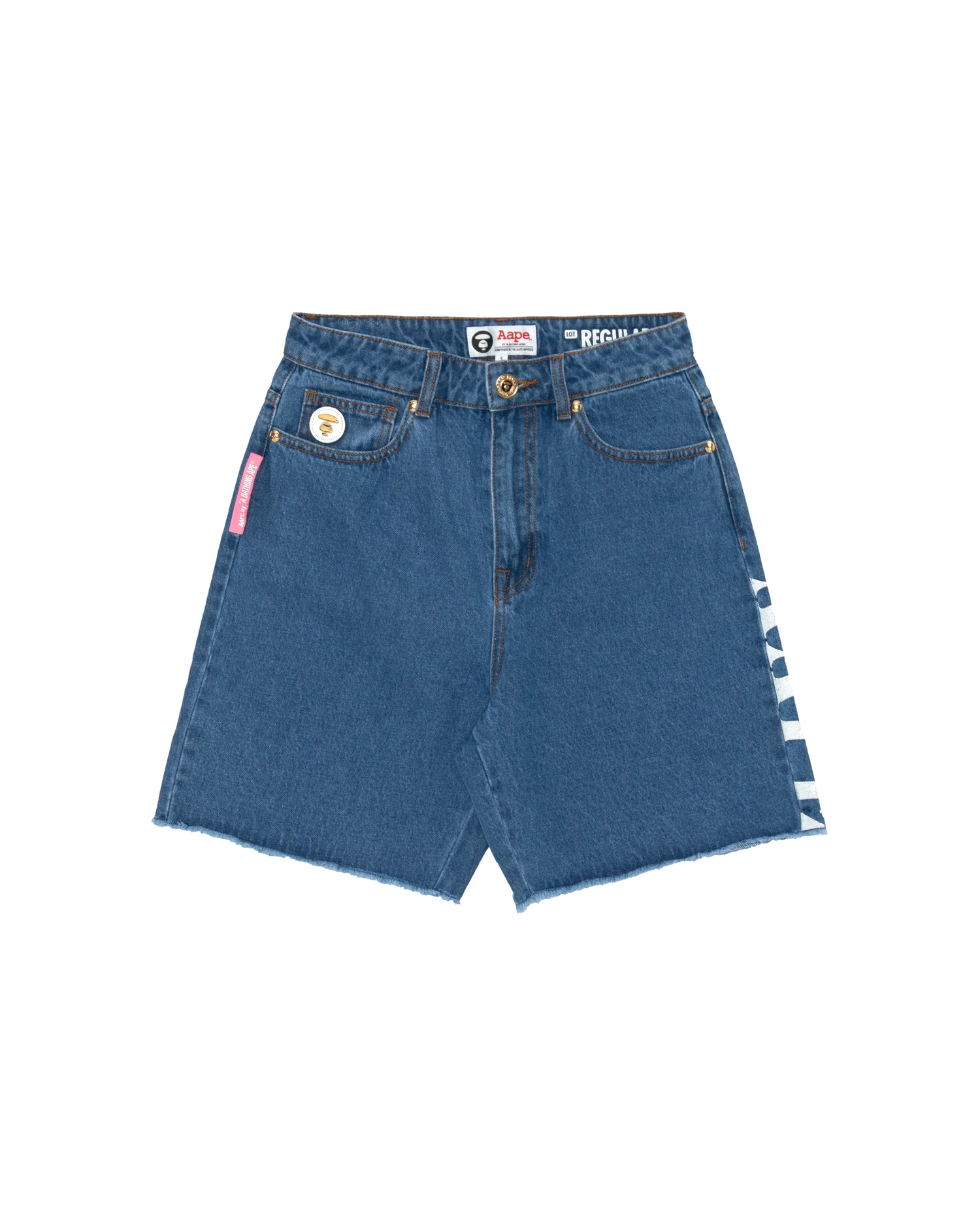 Moonface denim shorts - Image 6