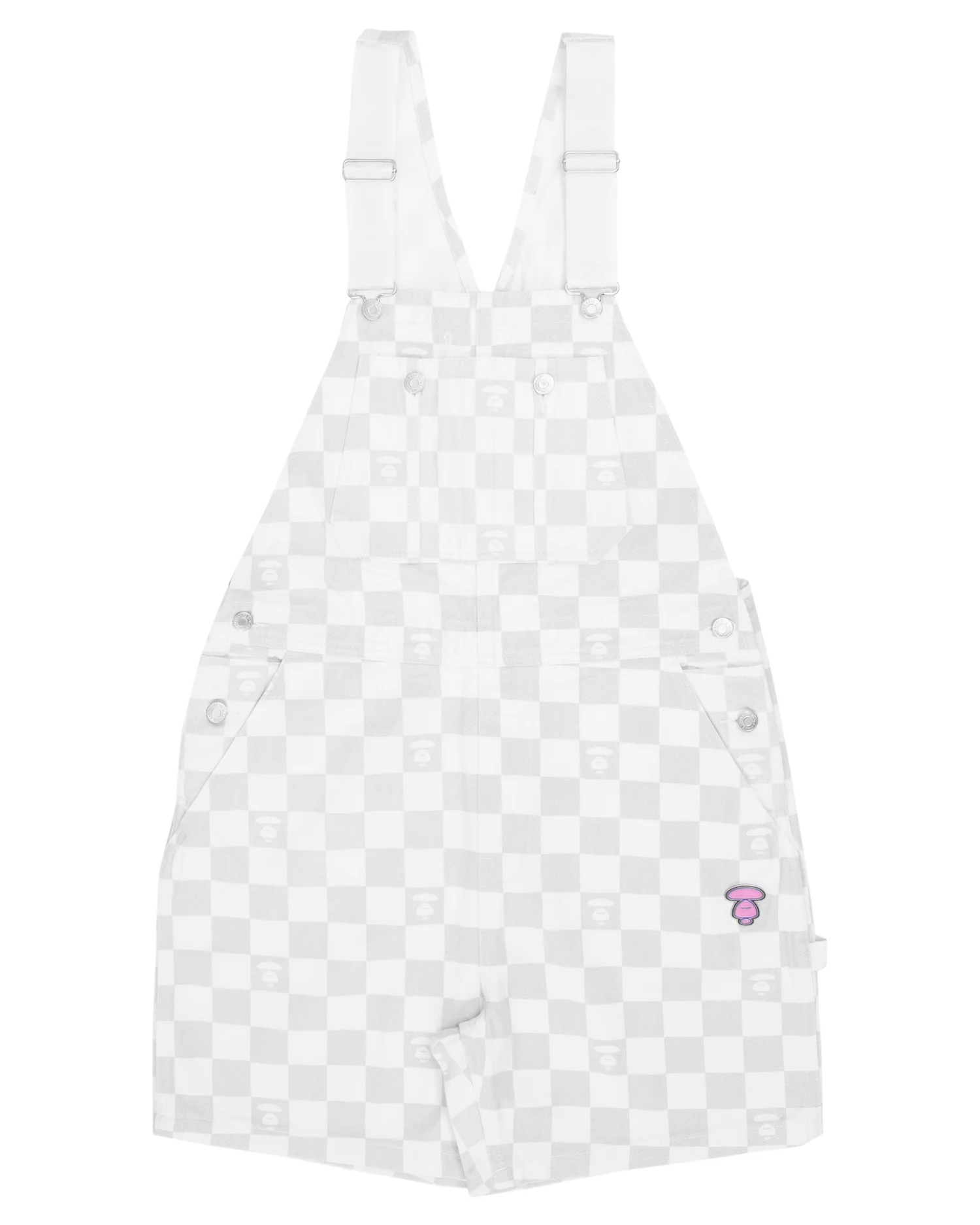 Aape checked dungaree