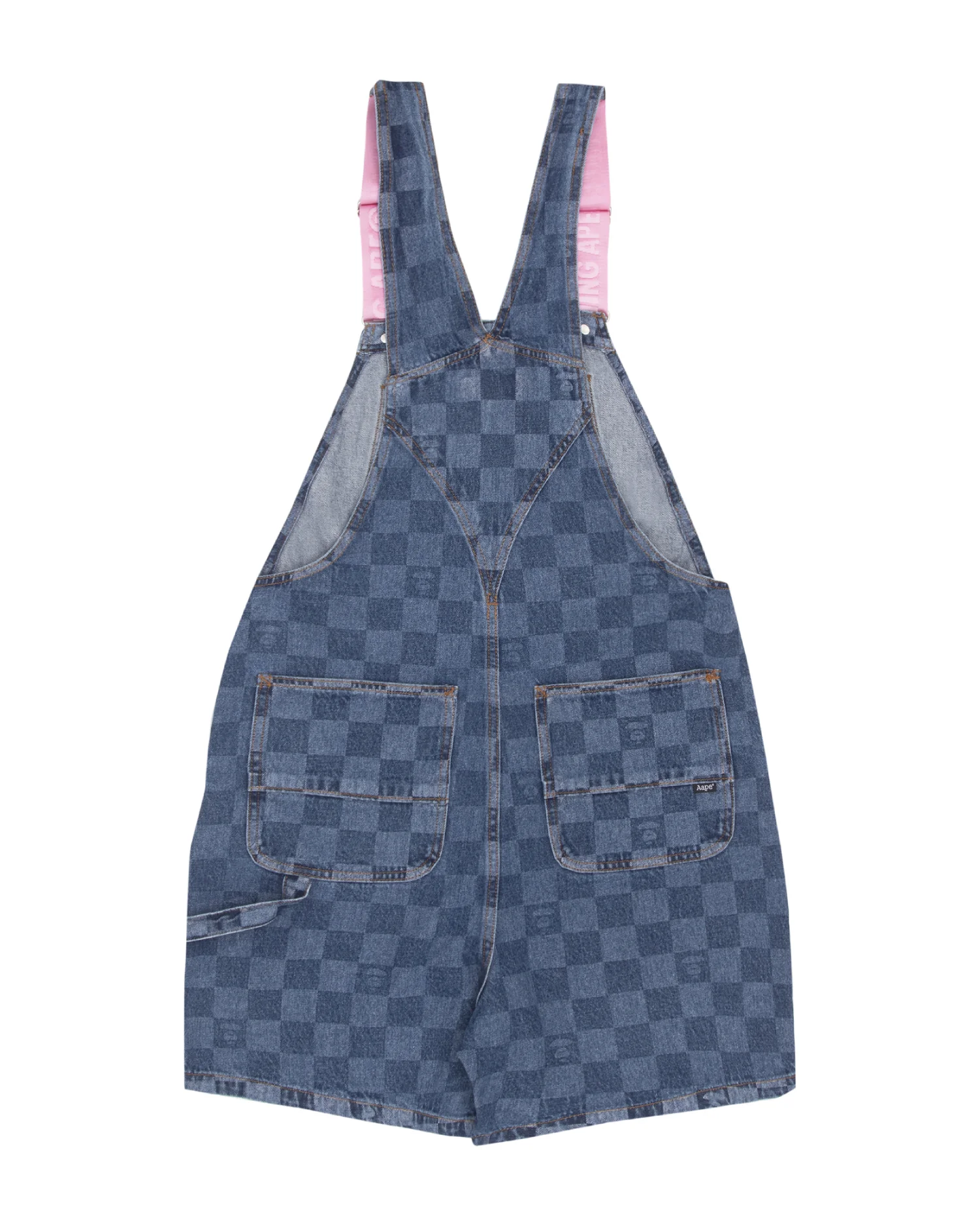 Moonface check suspender shorts - Image 2