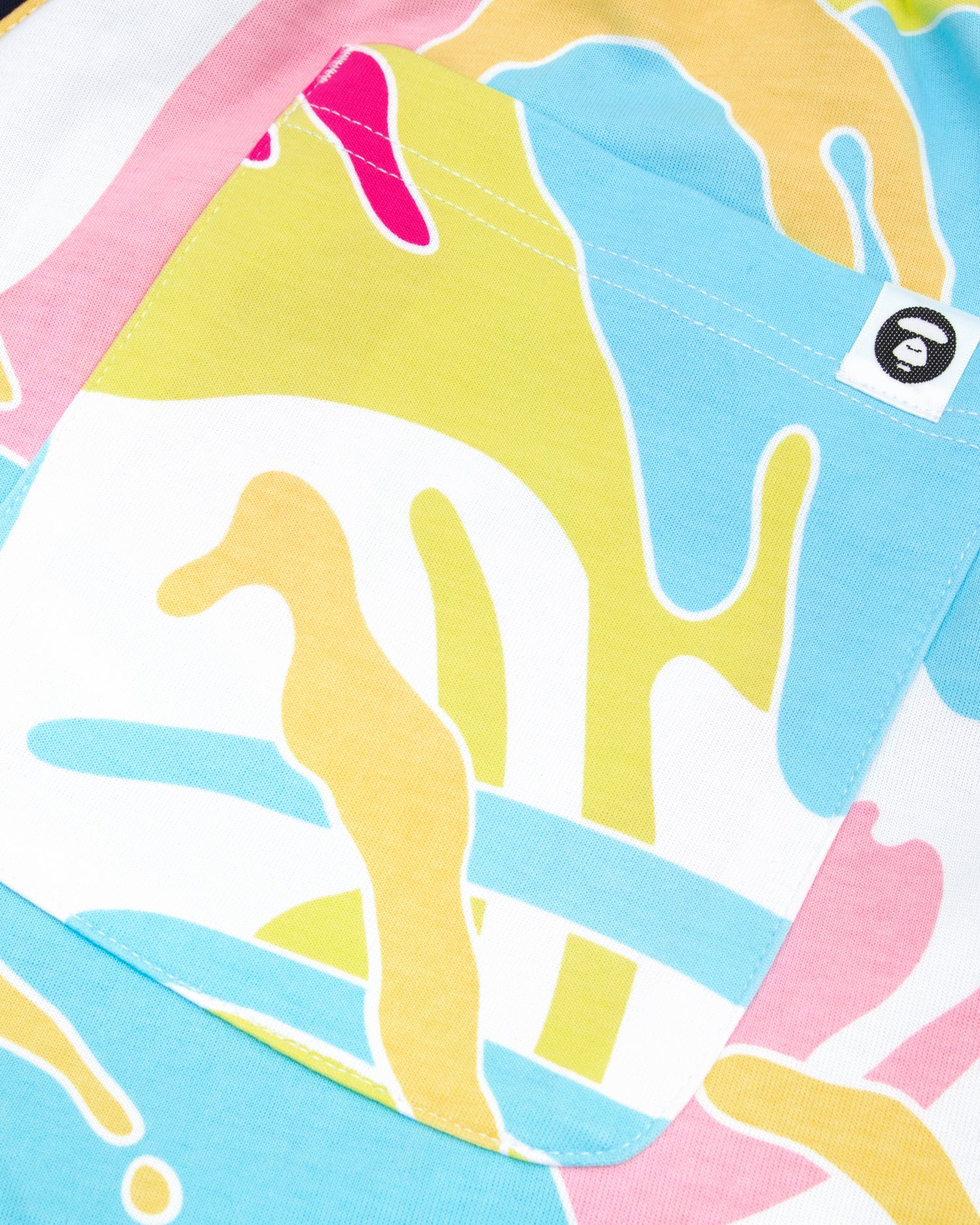 Aape panelled sweat shorts - Image 5