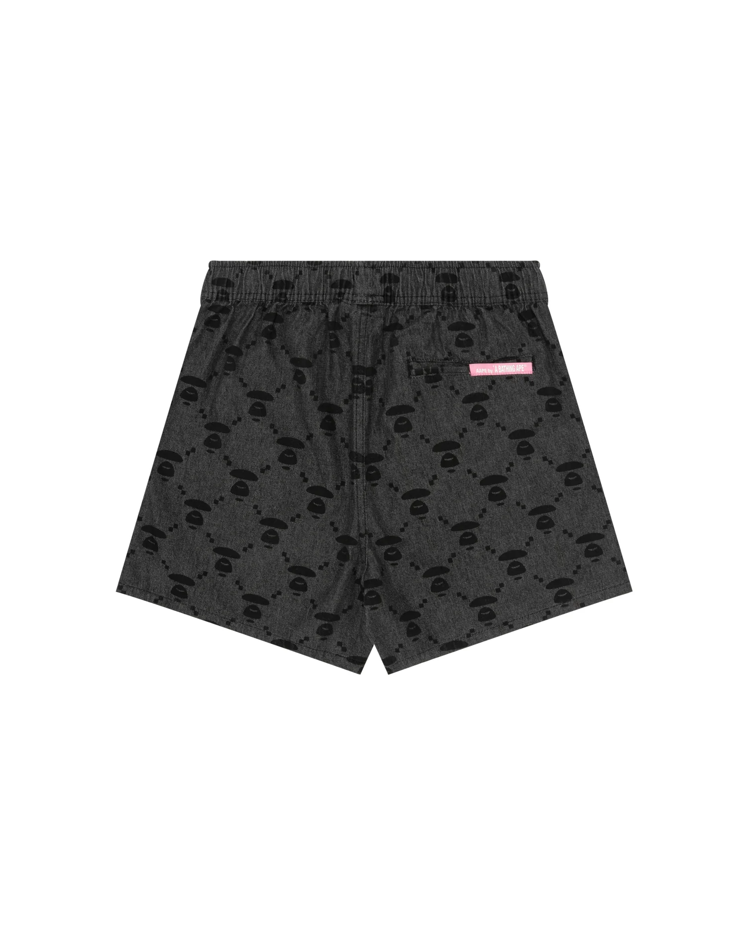 Moonface patterned denim shorts - Image 2