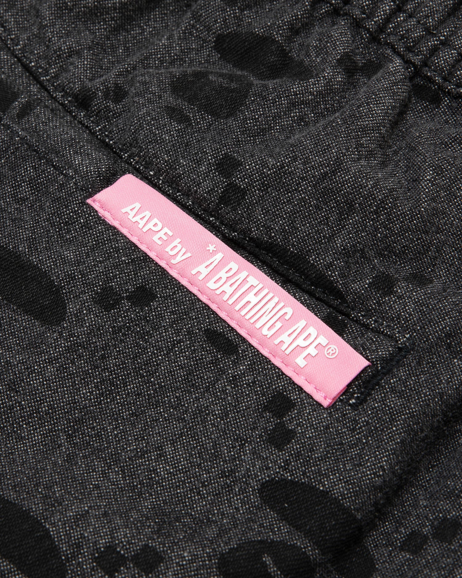 Moonface patterned denim shorts - Image 4