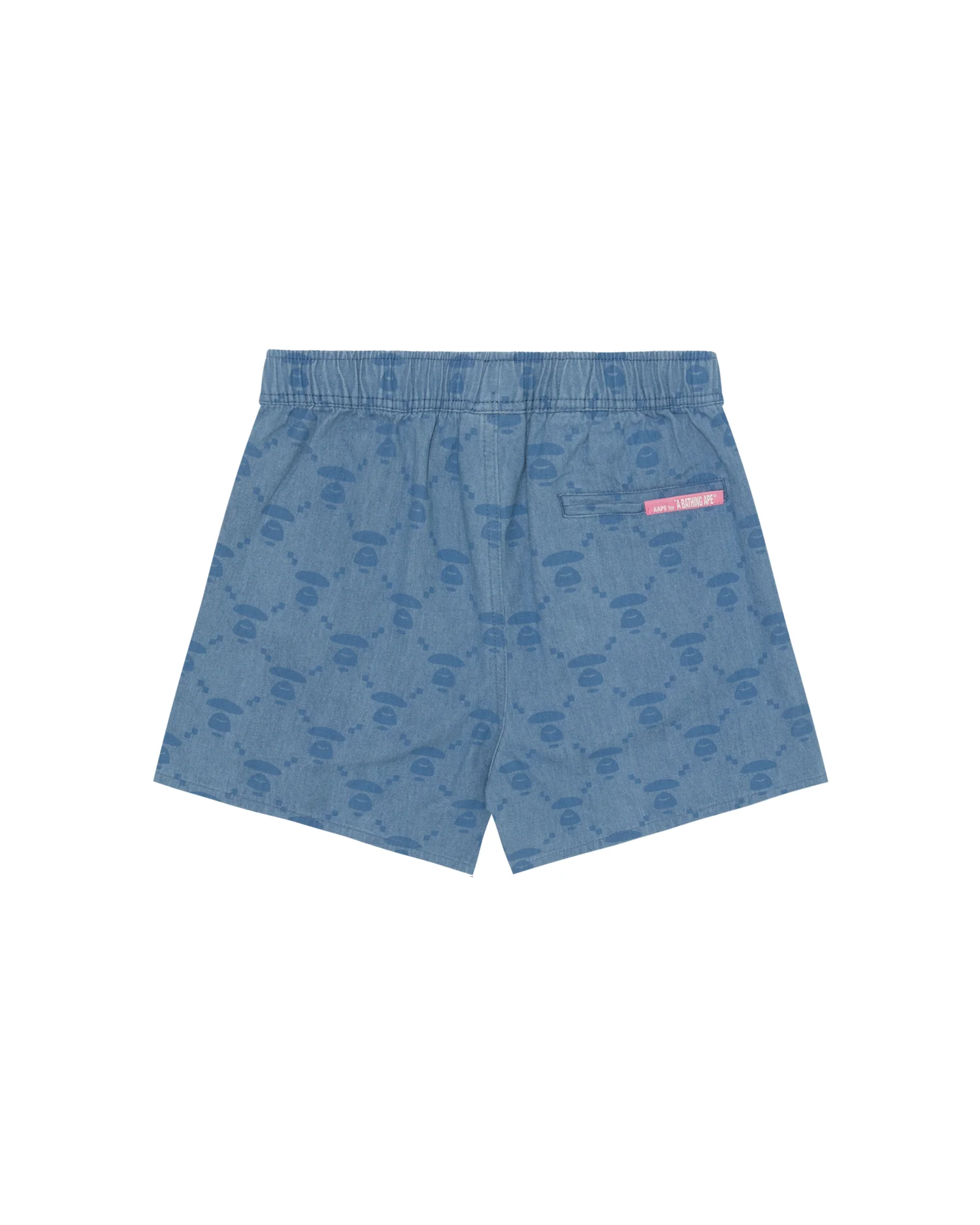 Moonface patterned denim shorts - Image 7