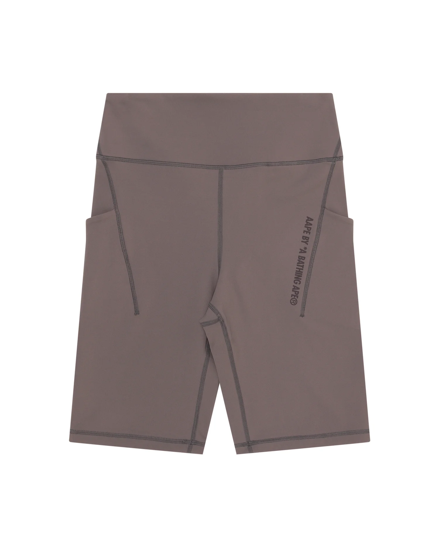 Moonface printed biker shorts