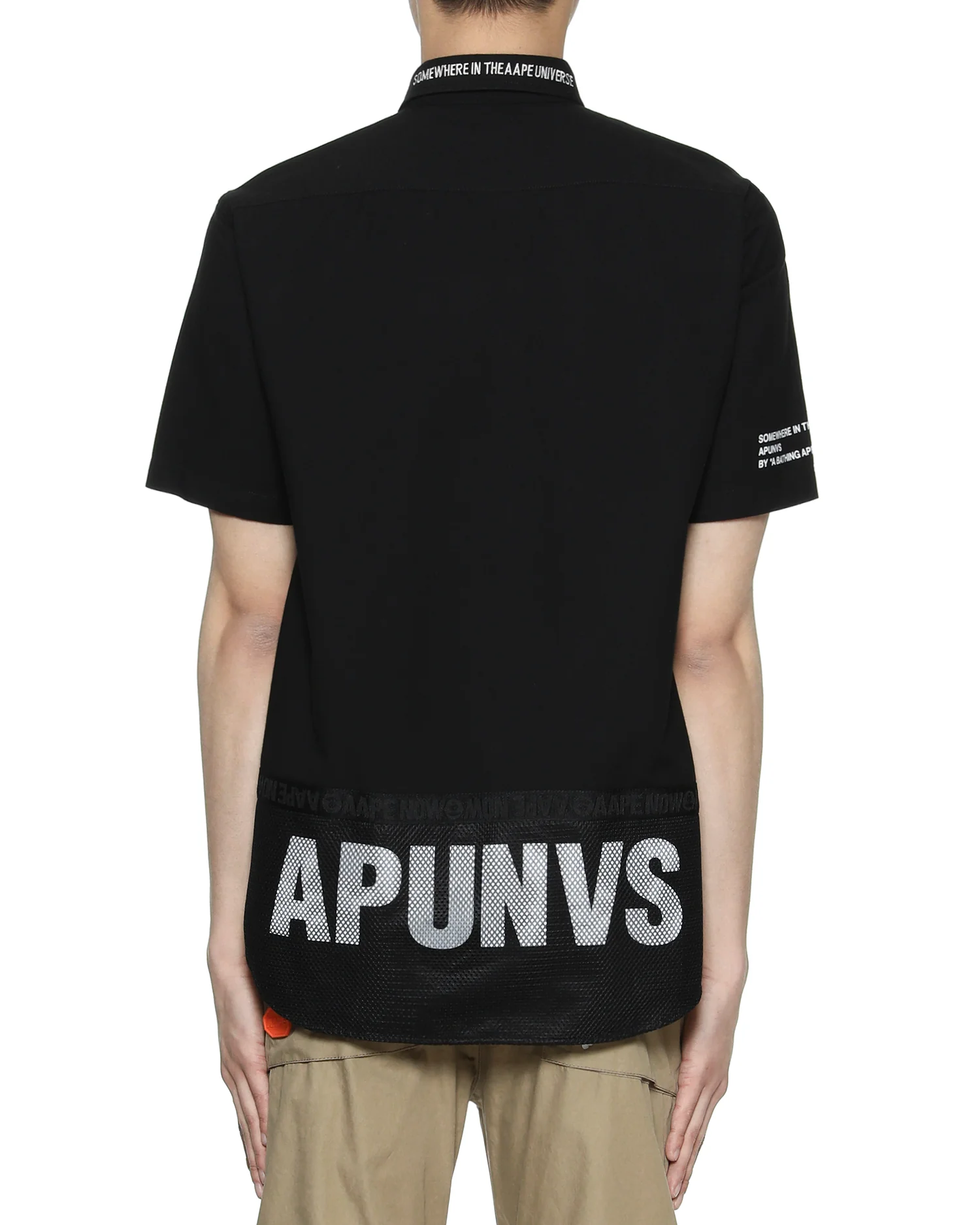 Badge appliqué logo button-down shirt - Image 4