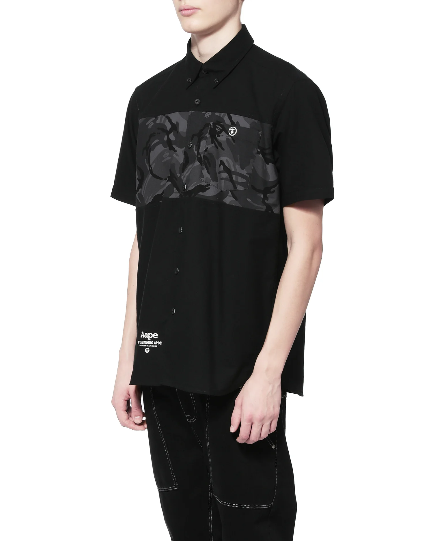 Camo panel shirt - Image 3