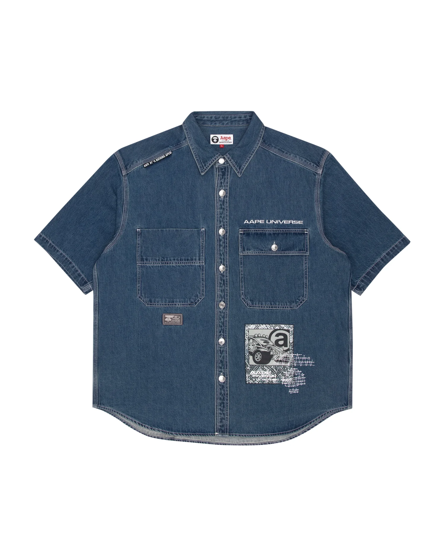 Logo workwear short sleeve shirt