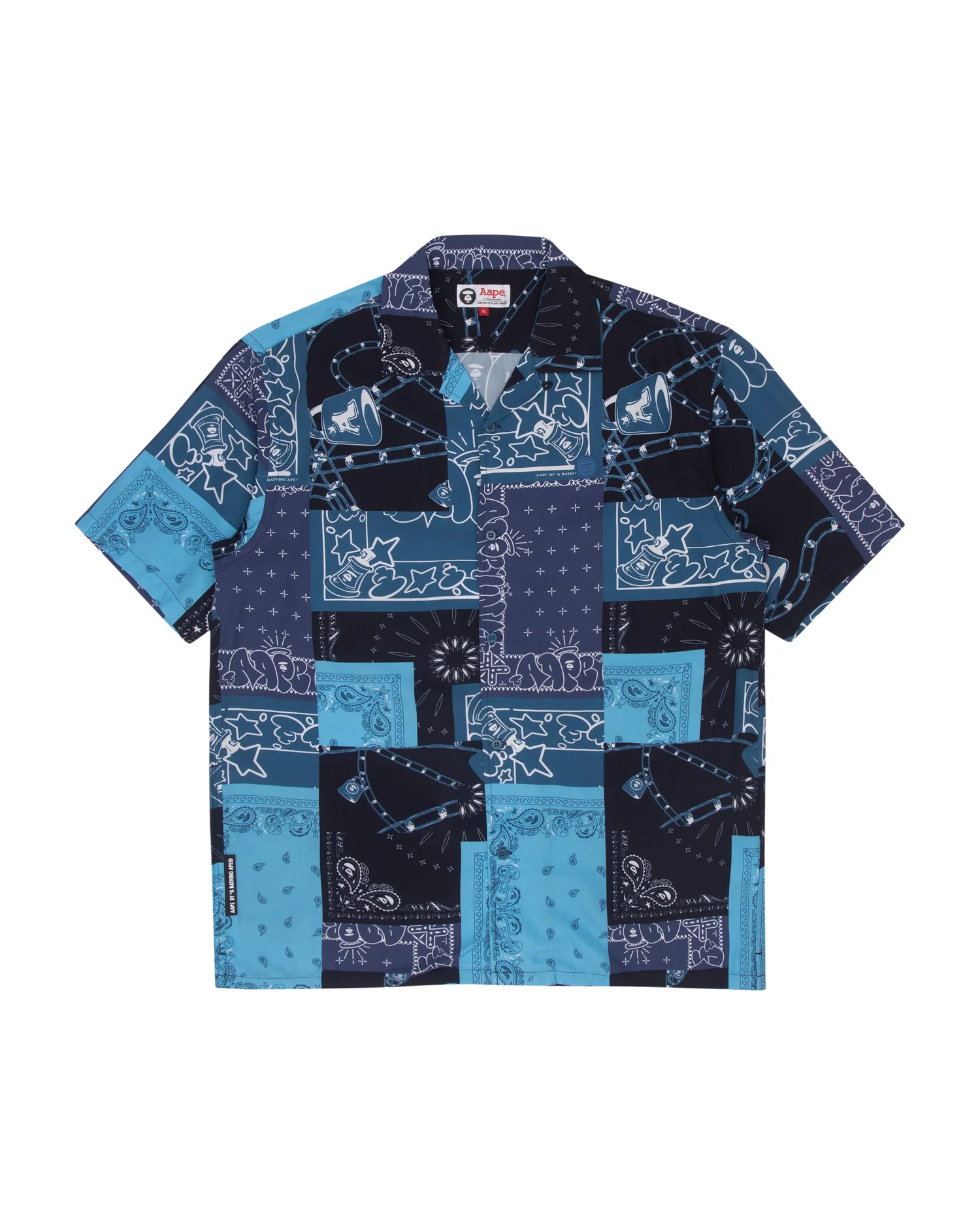 Moonface bandana print S/S shirt - Image 11
