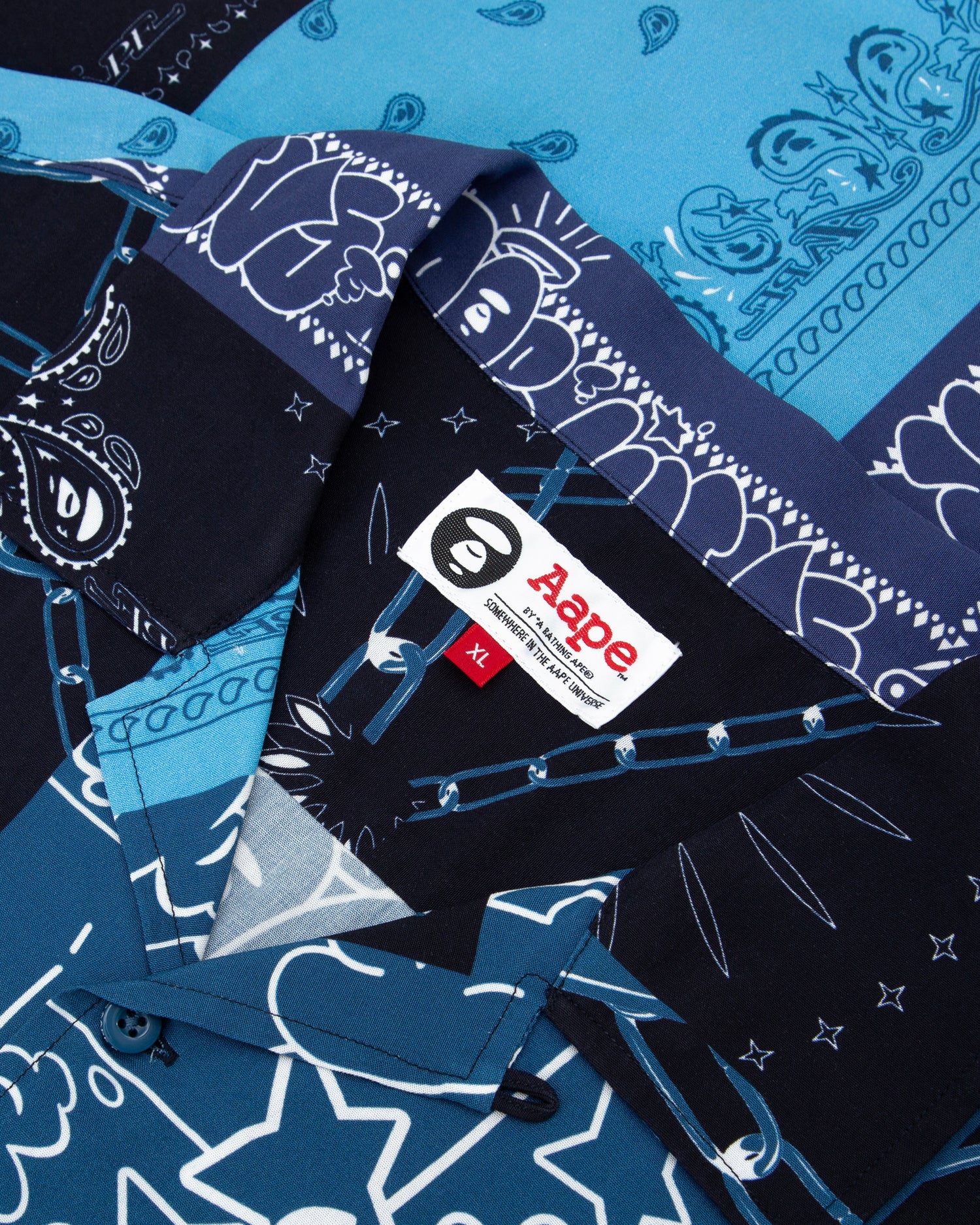 Moonface bandana print S/S shirt - Image 15