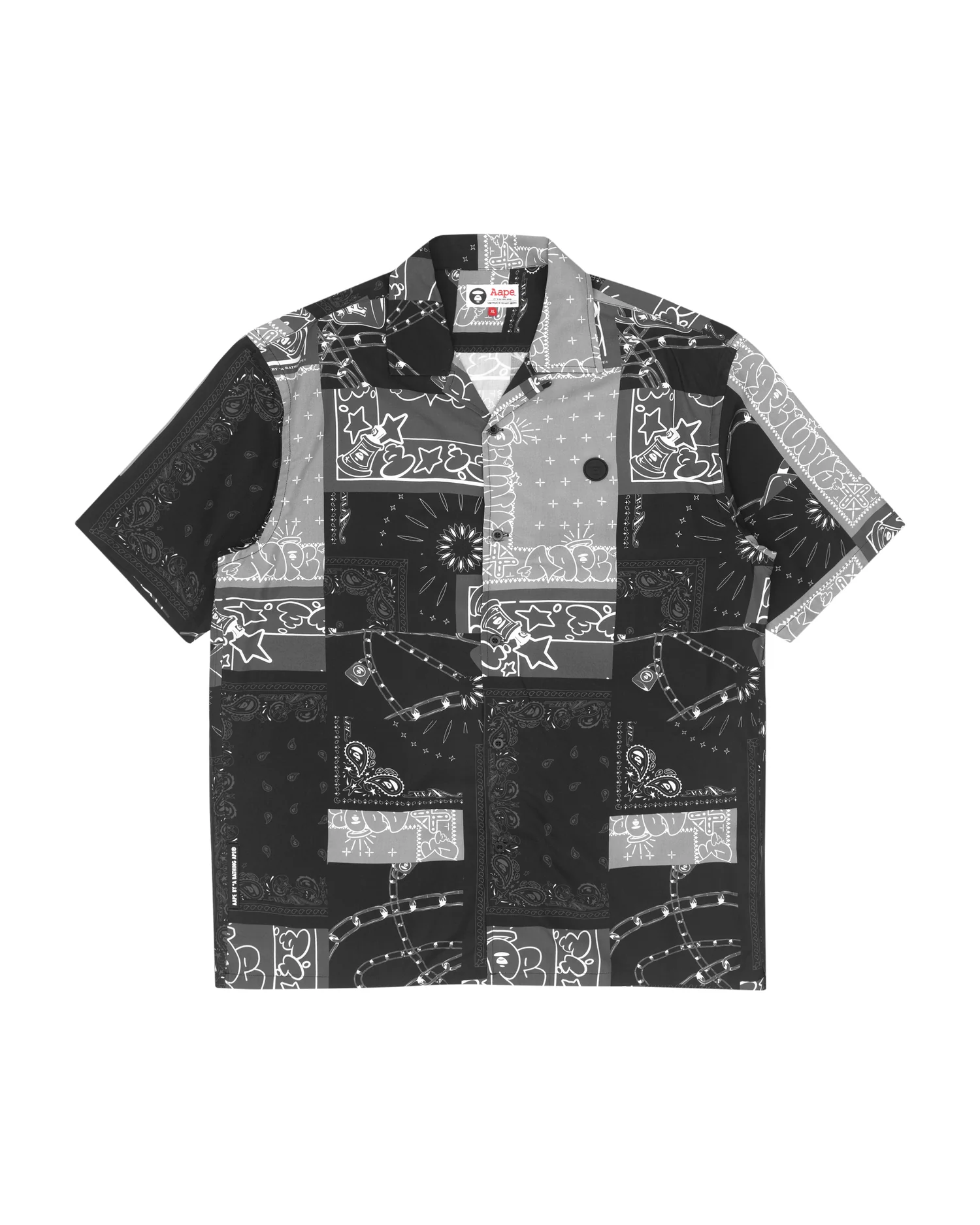 Moonface bandana print S/S shirt - Image 6