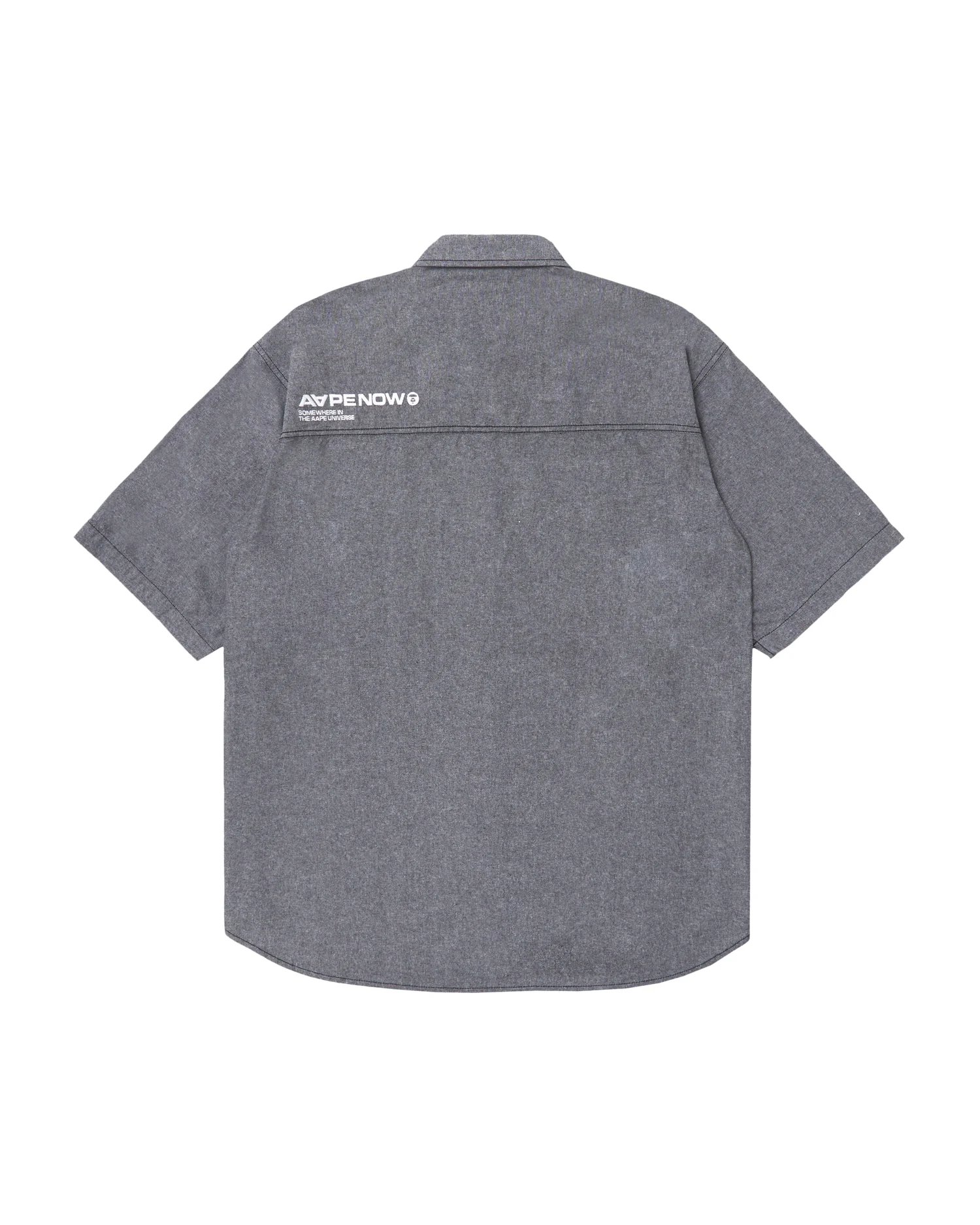 Moonface embroidered short-sleeve shirt - Image 2