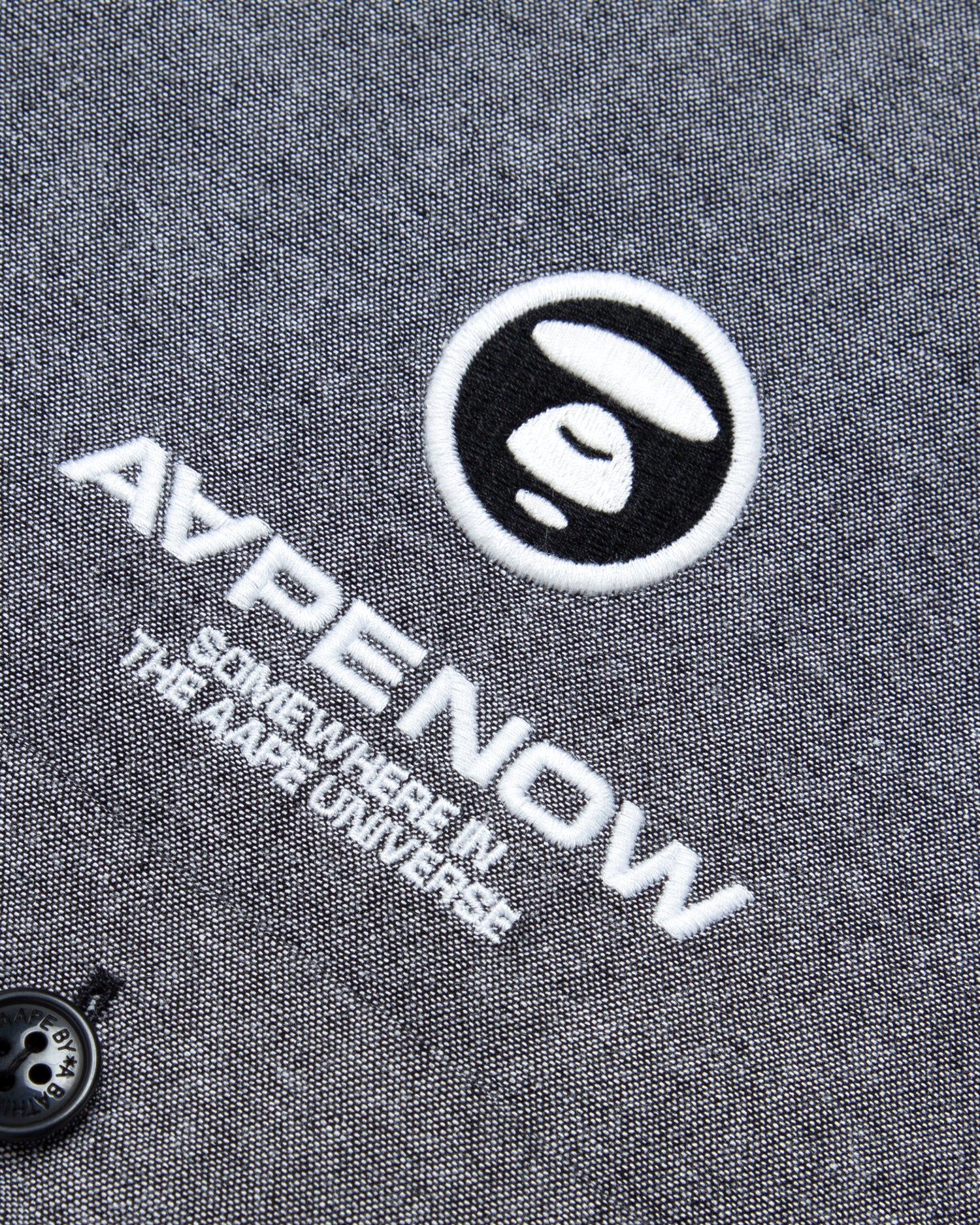 Moonface embroidered short-sleeve shirt - Image 3