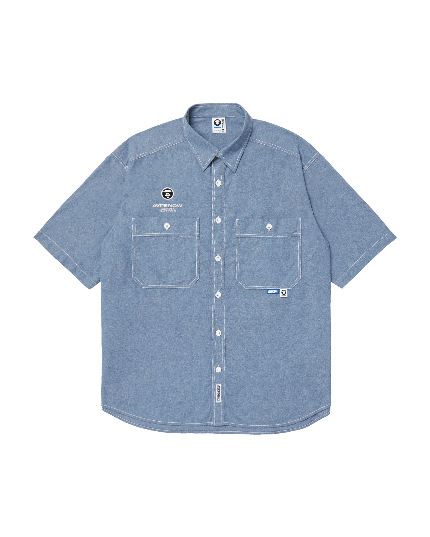 Moonface embroidered short-sleeve shirt - Image 6