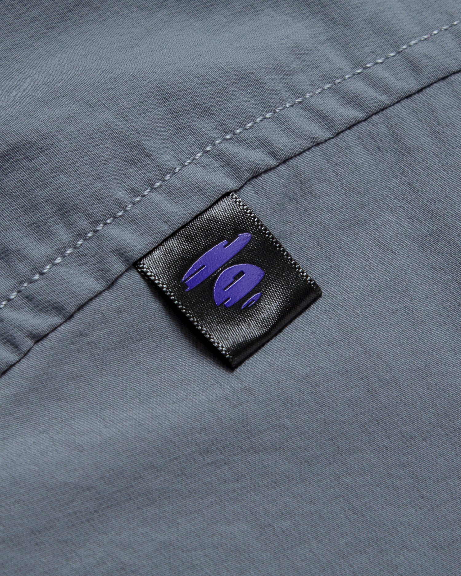 Moonface patch short-sleeve nylon shirt - Image 10