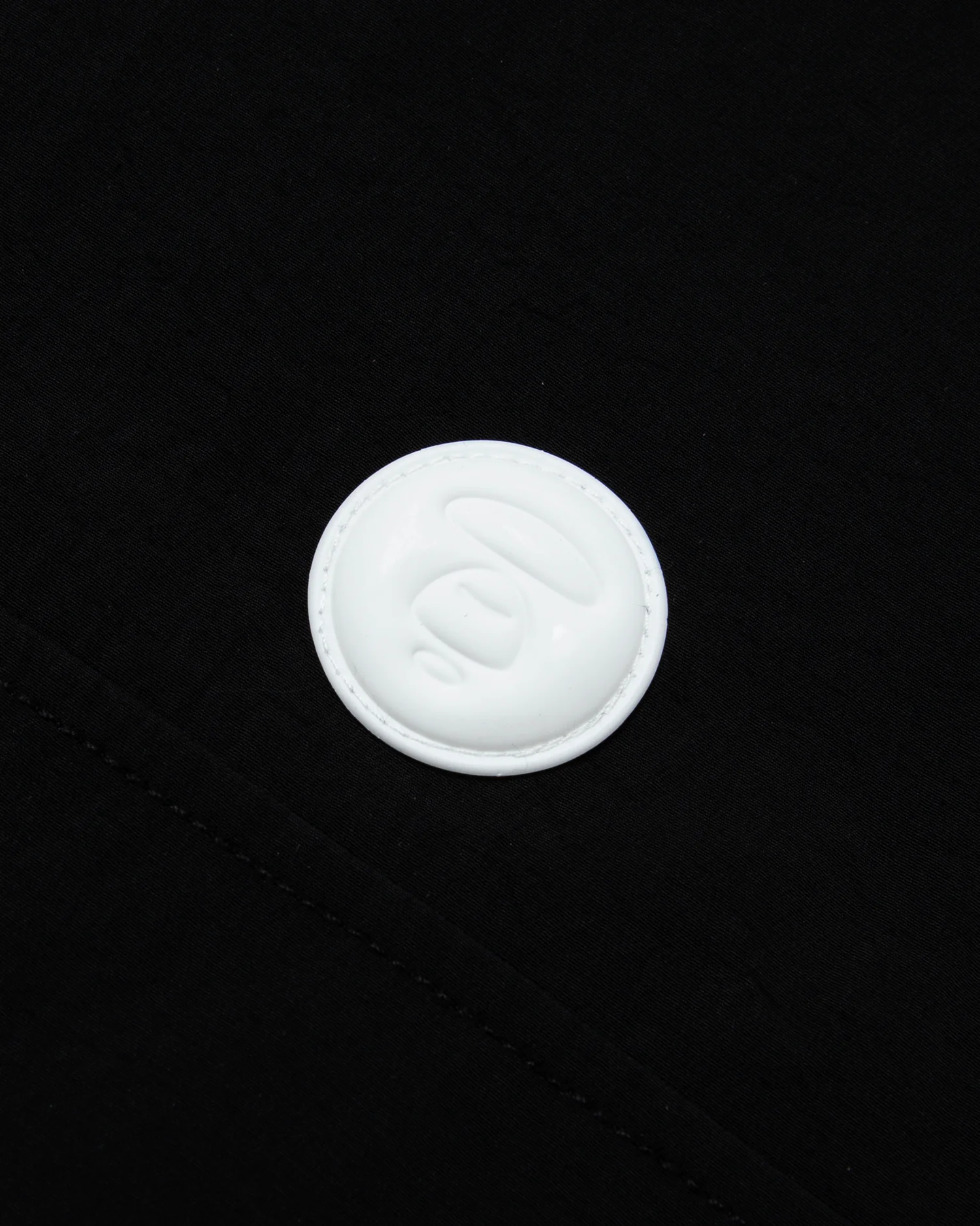 Moonface patch short-sleeve nylon shirt - Image 3