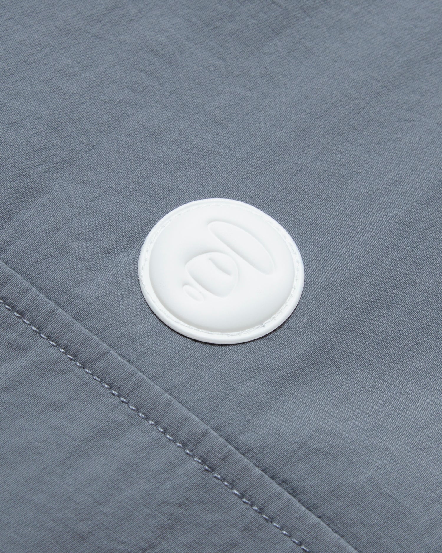 Moonface patch short-sleeve nylon shirt - Image 8