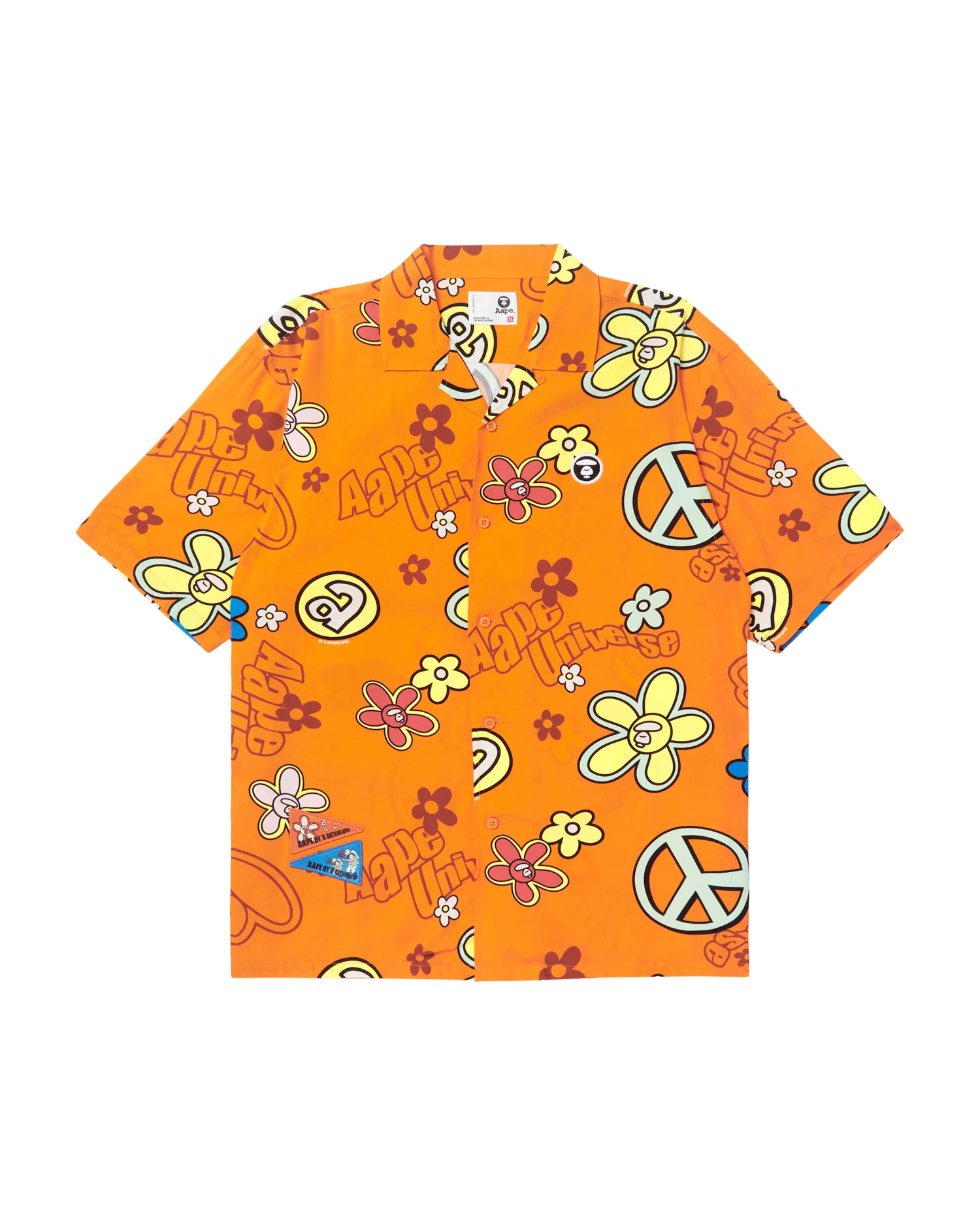 Moonface graphic patterned short-sleeve shirt - Image 6