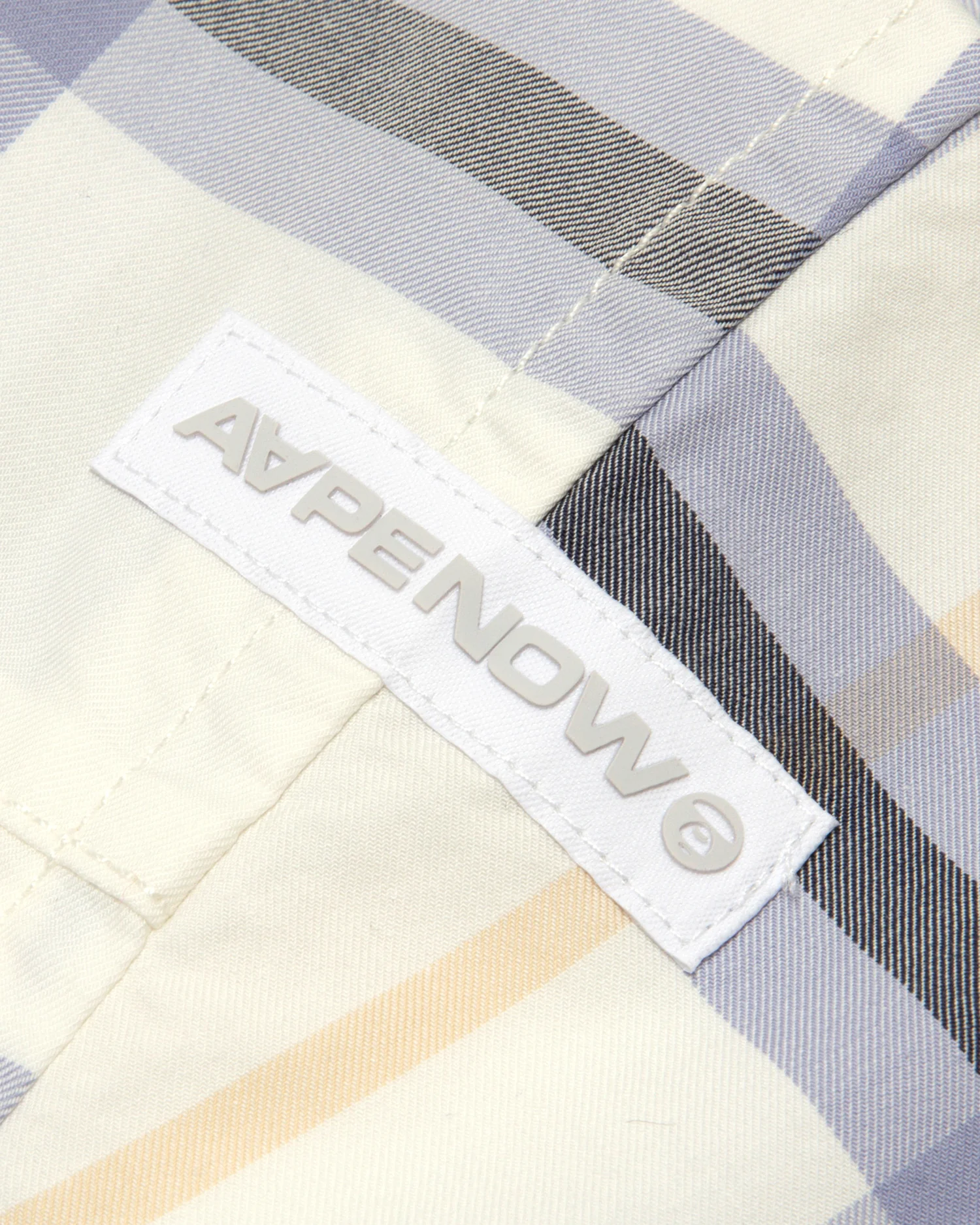 Moonface patch check short-sleeve shirt - Image 5