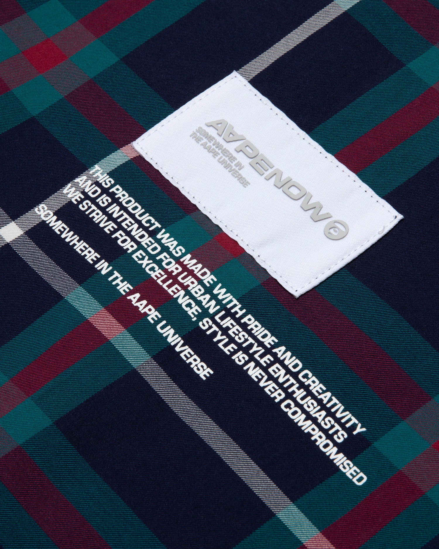 Moonface patch check short-sleeve shirt - Image 9