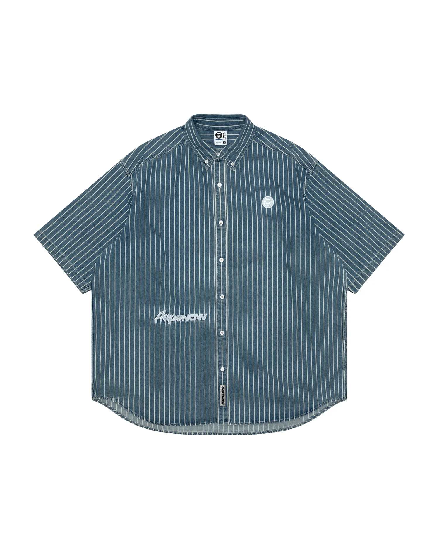 AAPENOW moonface logo shirt