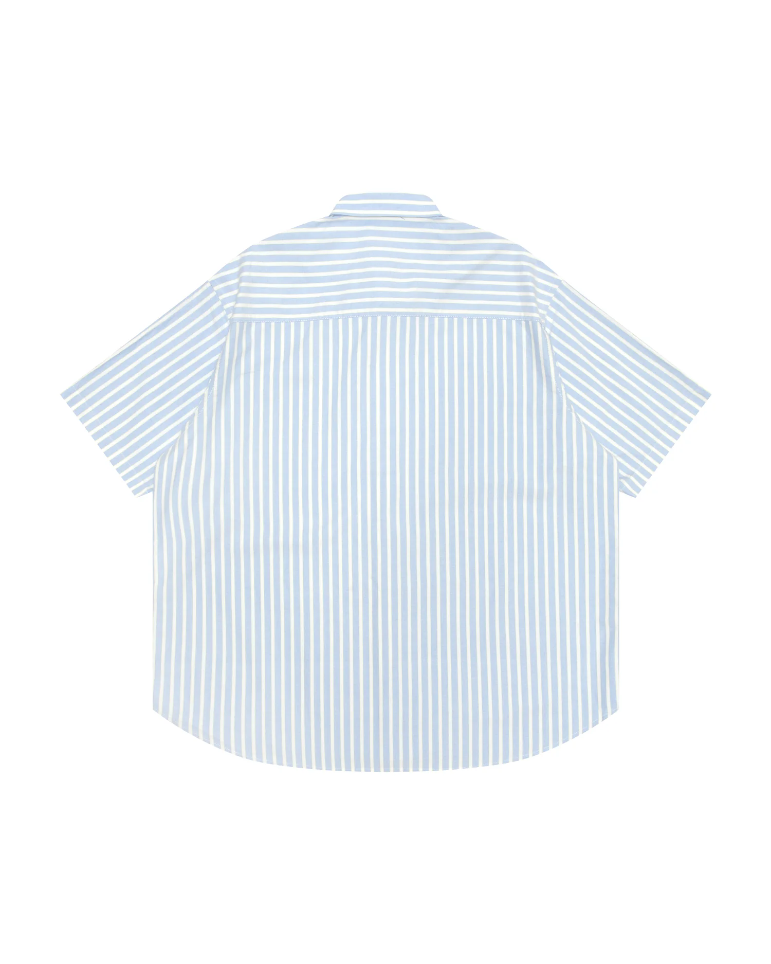AAPENOW moonface logo stripe short sleeve shirt - Image 2