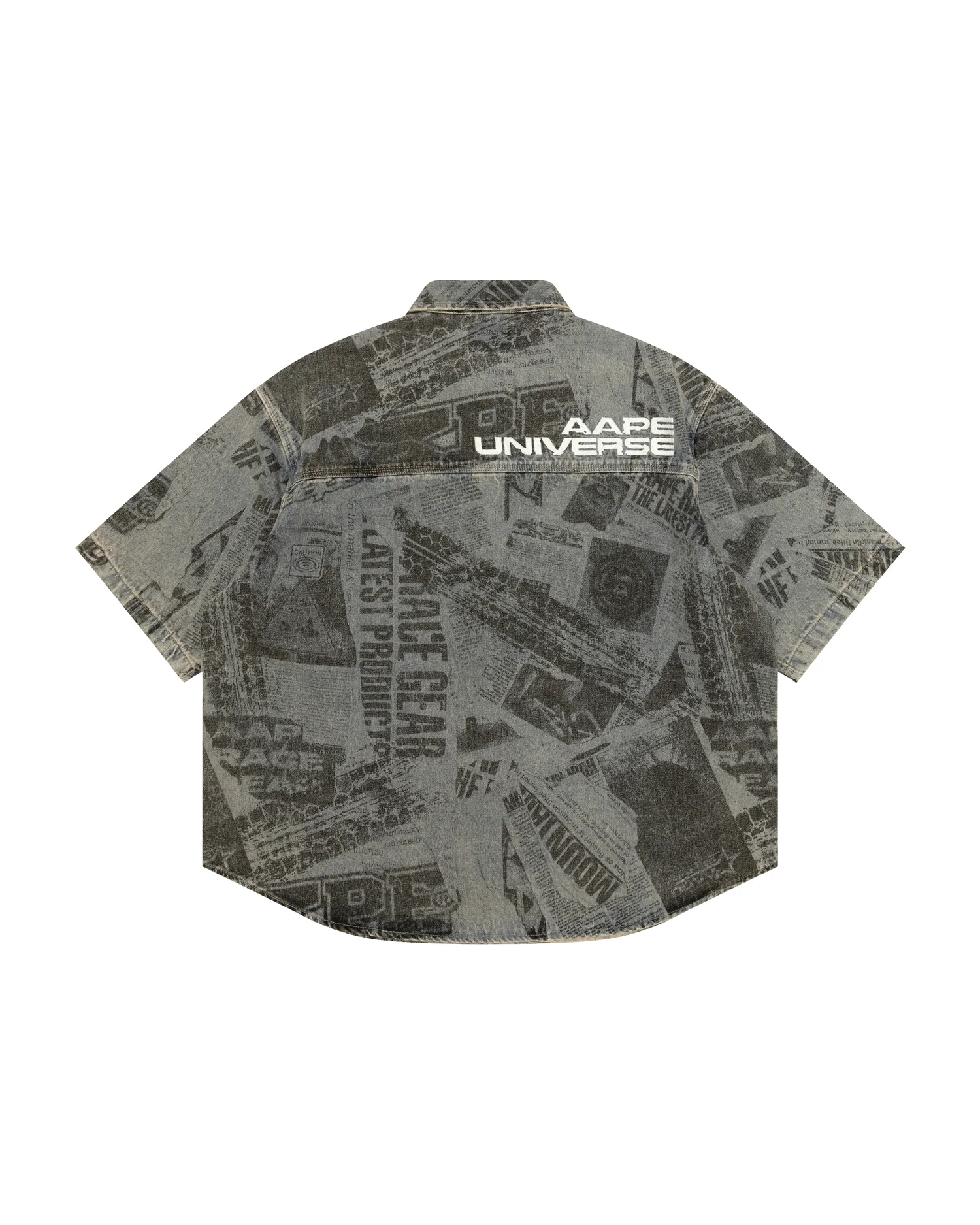 AAPEUNVS moonface graphic short sleeve shirt - Image 3