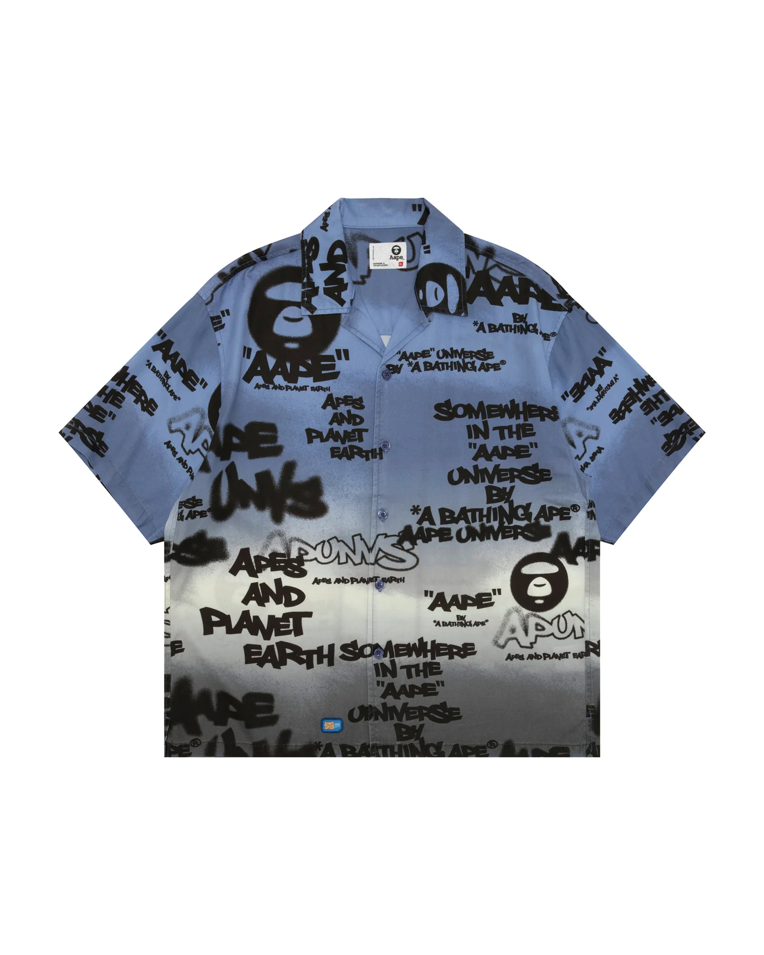 AAPEUNVS graffiti-print short sleeve shirt - Image 6