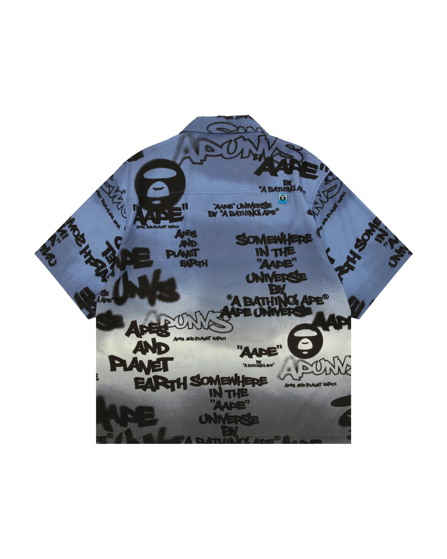 AAPEUNVS graffiti-print short sleeve shirt - Image 7
