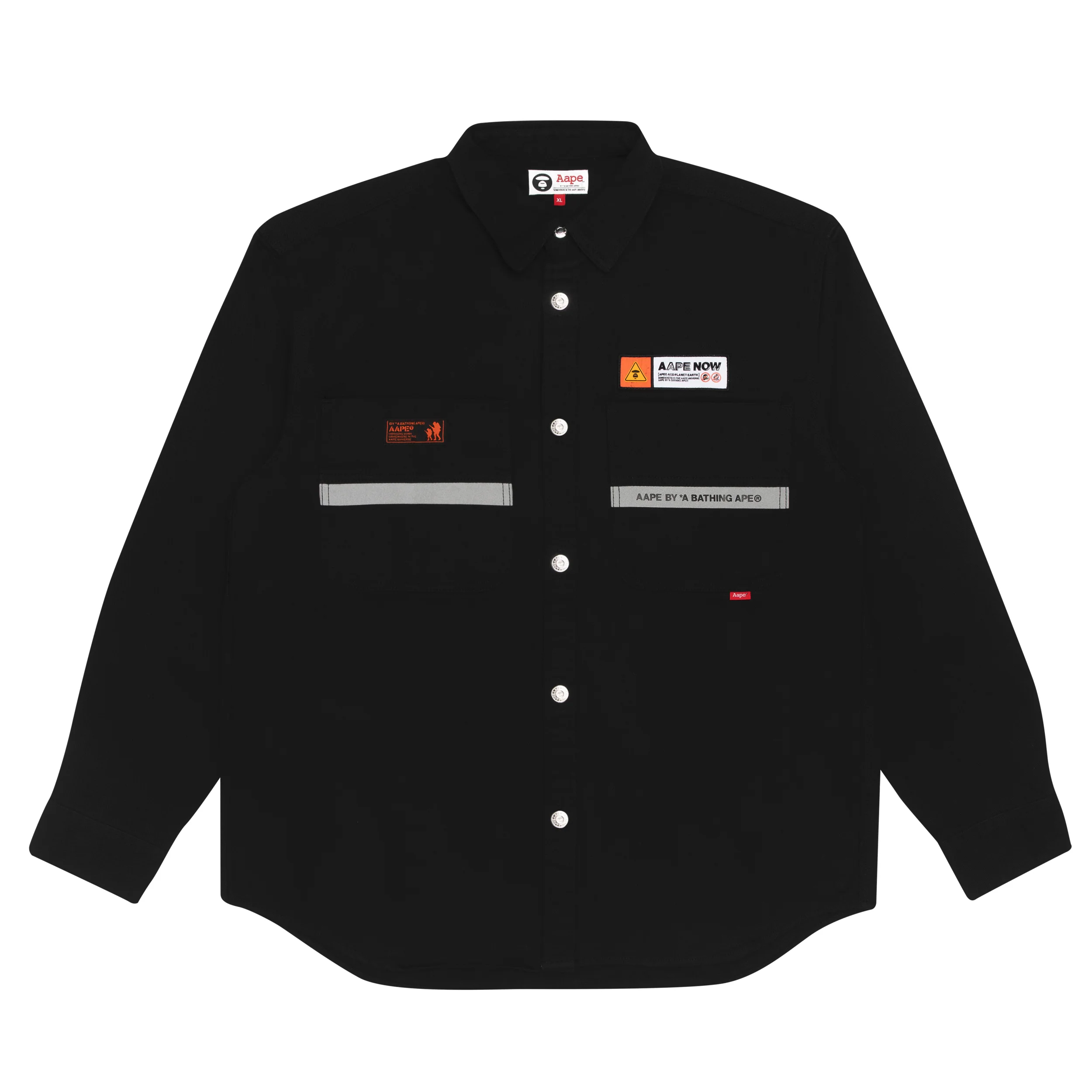 Logo patch shirt