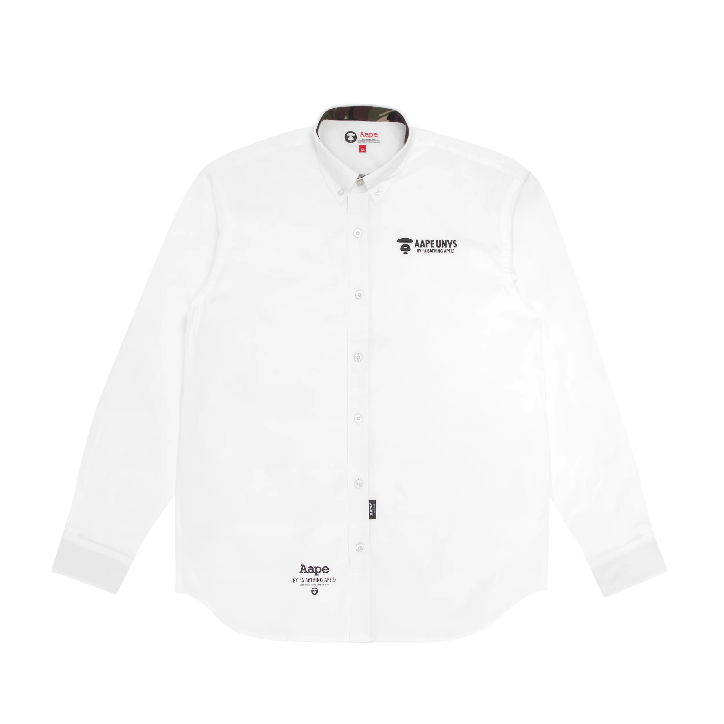 Logo button-down shirt