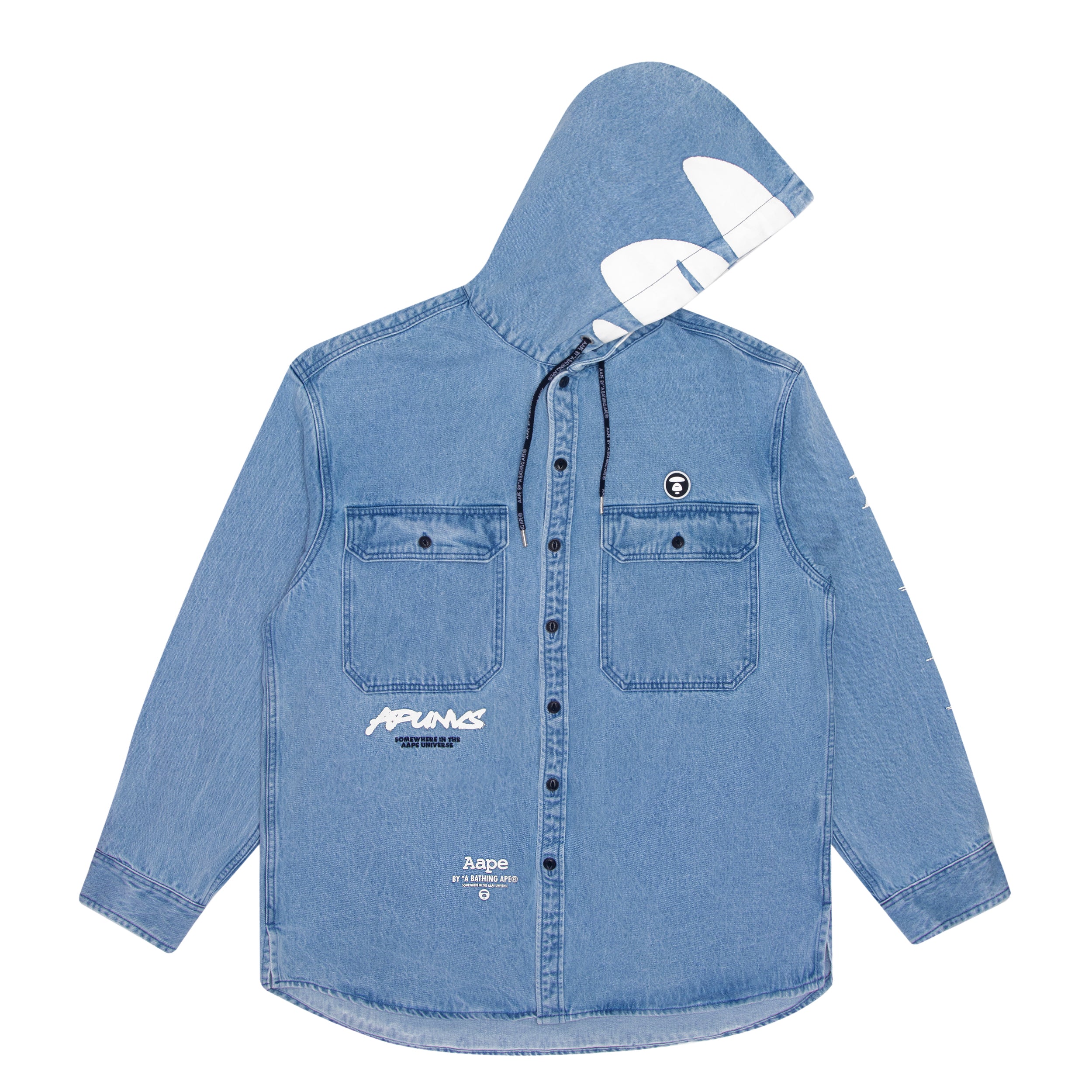 Moonface hooded shirt - Image 7