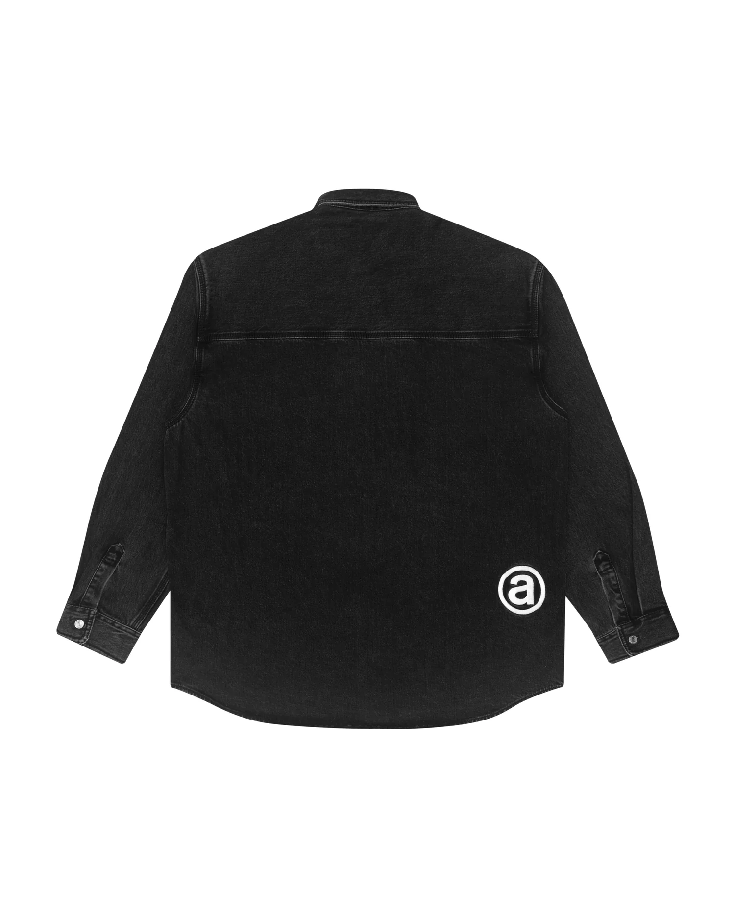 Moonface embroidered denim shirt - Image 2