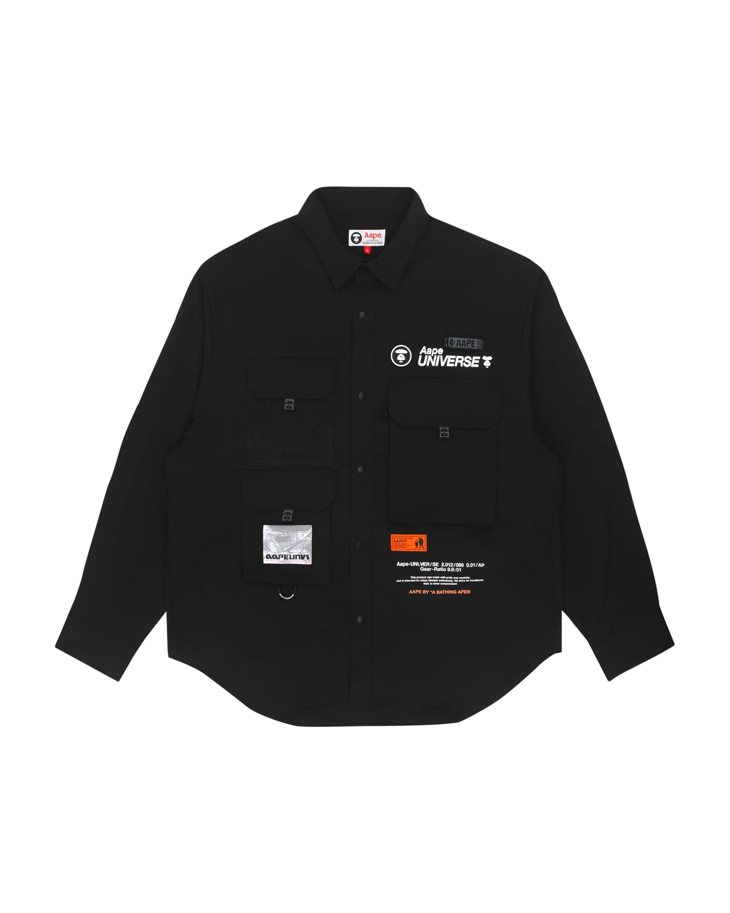 Moonface multipocket shirt